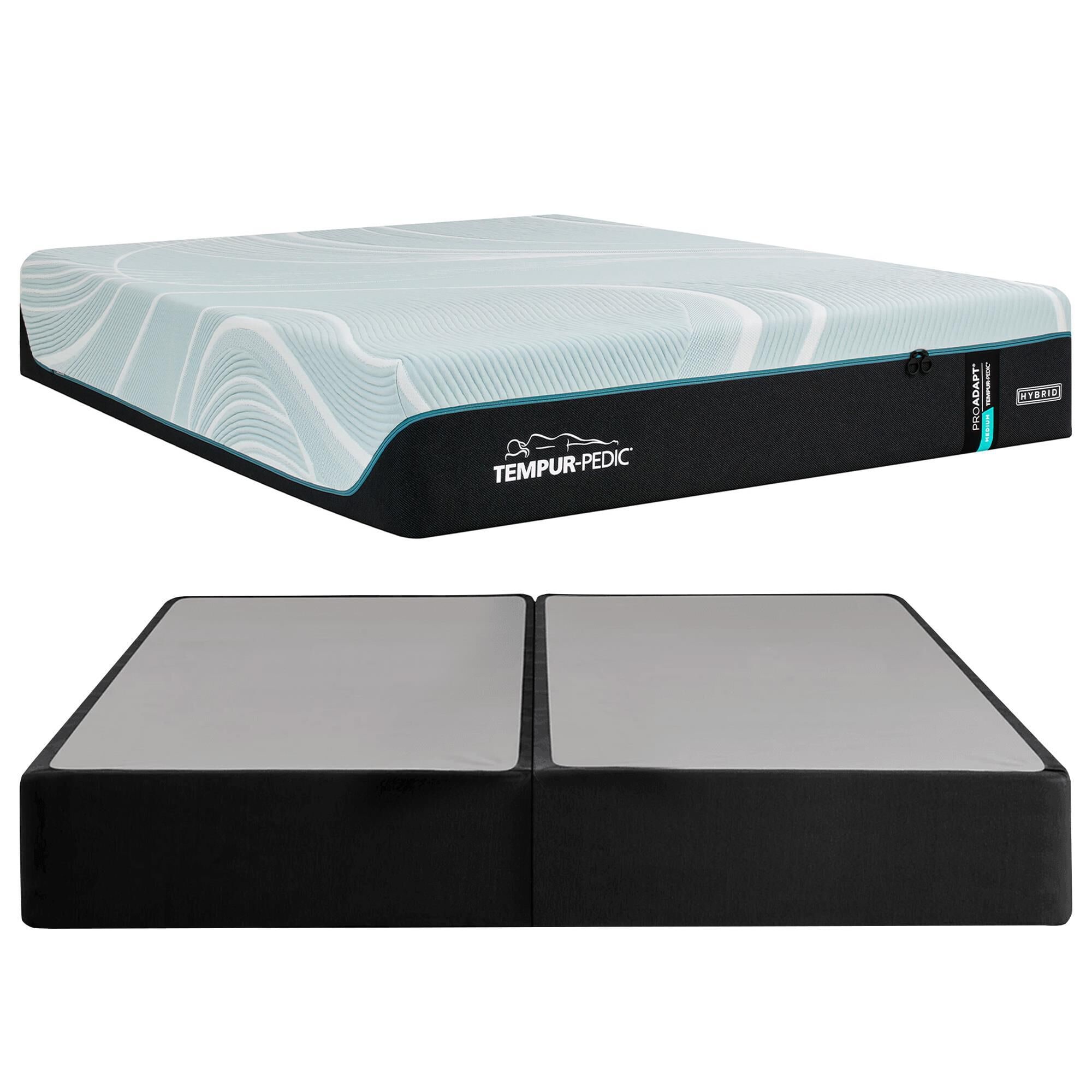 Tempur-Pedic ProAdapt 2.0 Medium Hybrid California King Mattress with High Profile Box Springs