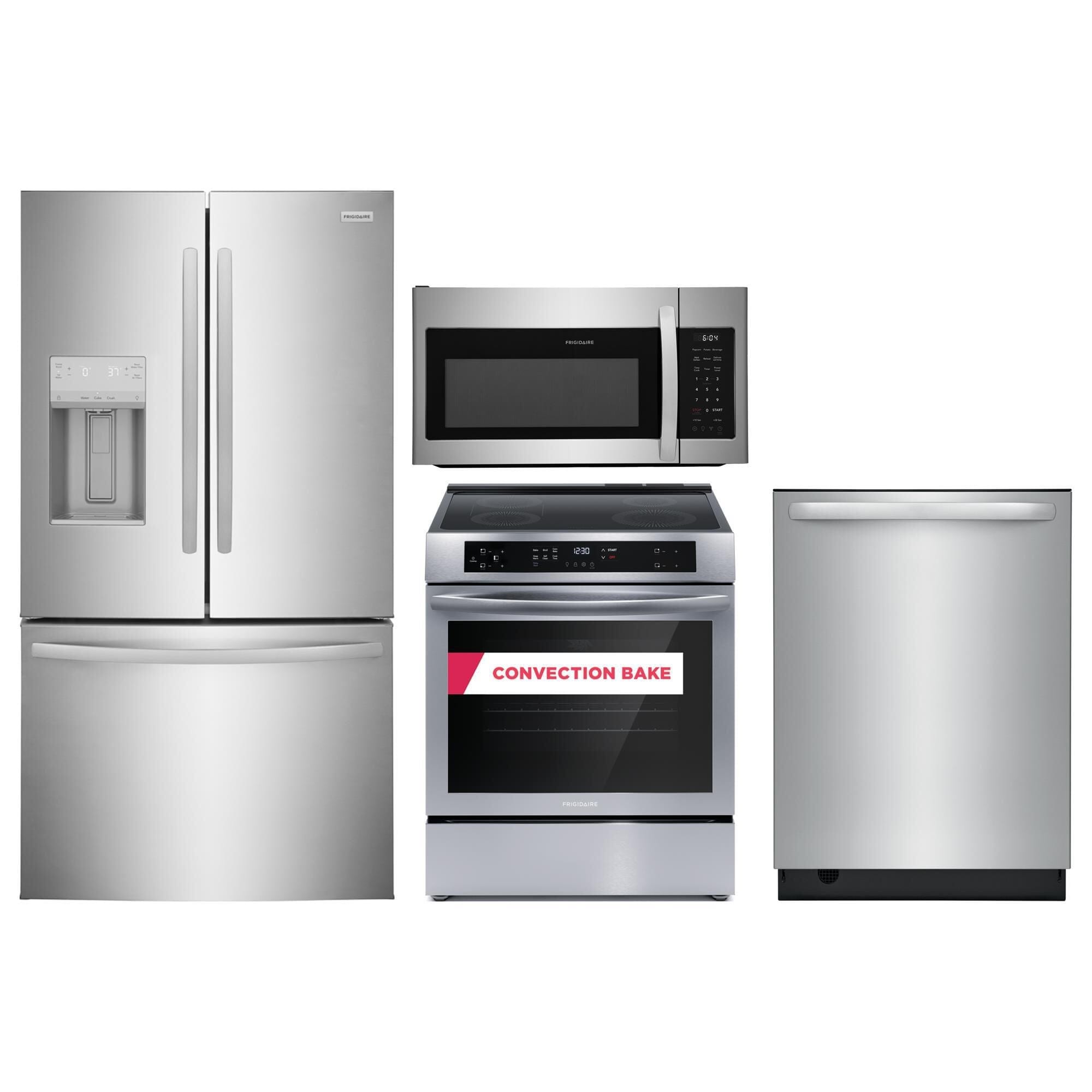 Frigidaire 4 Piece Kitchen Package in Stainless Steel