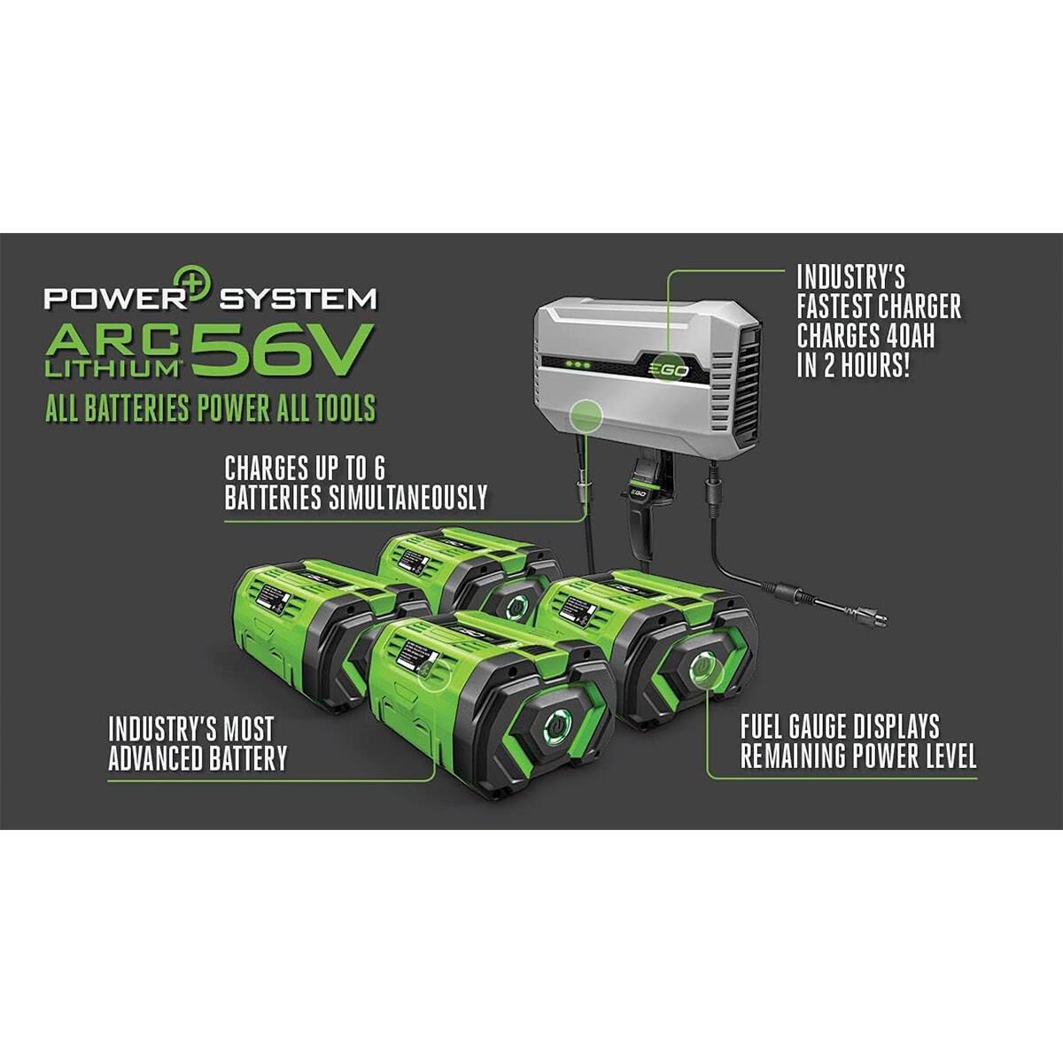 EGO POWER+ 42" Zero Turn Riding Lawn Mower and POWER+ 2 5.0 Amp Hour Battery with Fuel Gauge, , large
