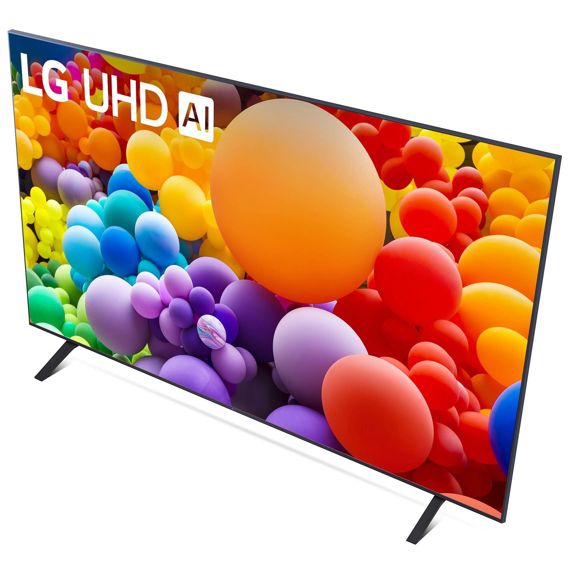 LG 75" Class UT75 Series 4K UHD in Black - Smart TV, , large