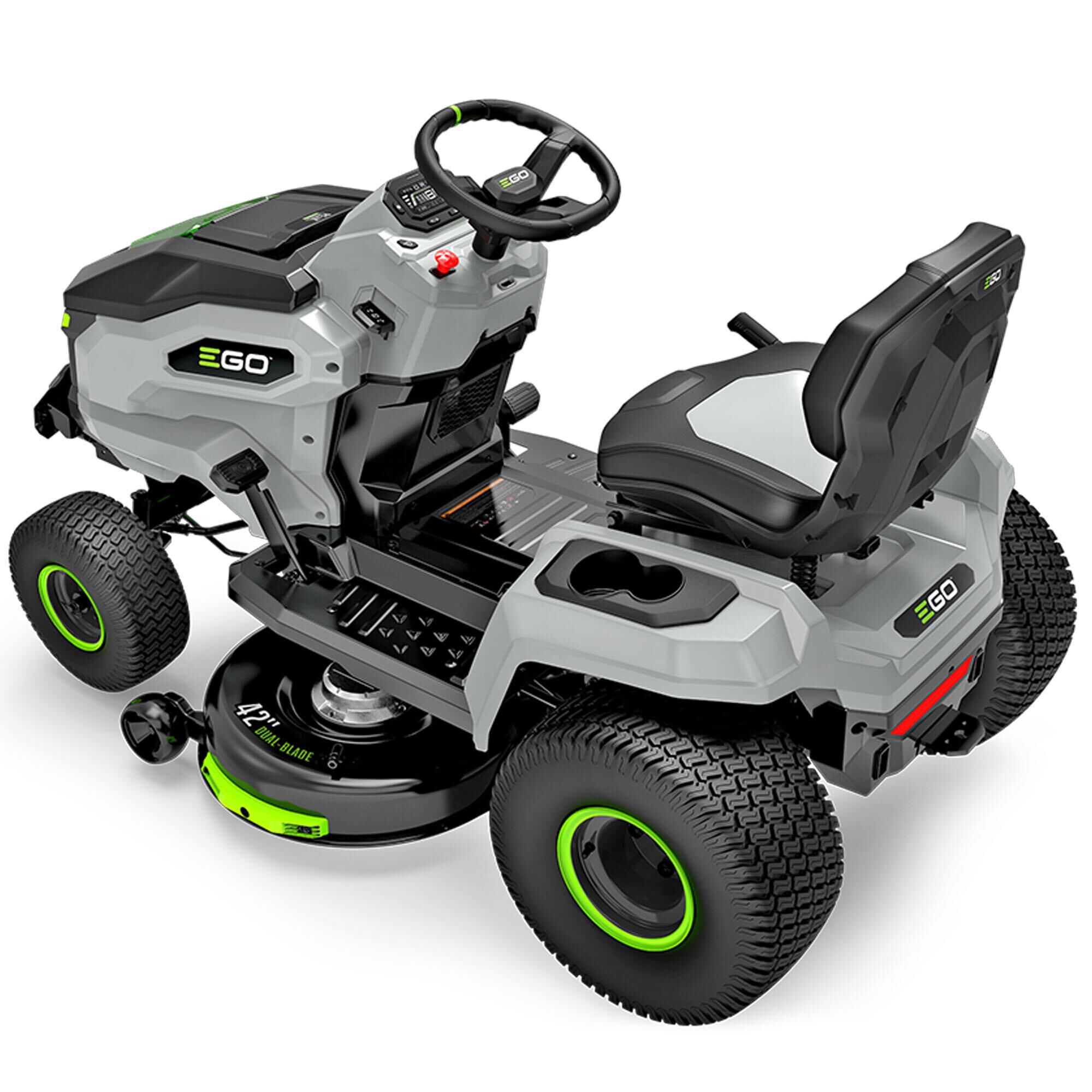 EGO 42" T6 POWER+ Lawn Tractor with 6 x 6.0Ah Batteries, 700W Turbo Charger, and Charging Adapter, , large