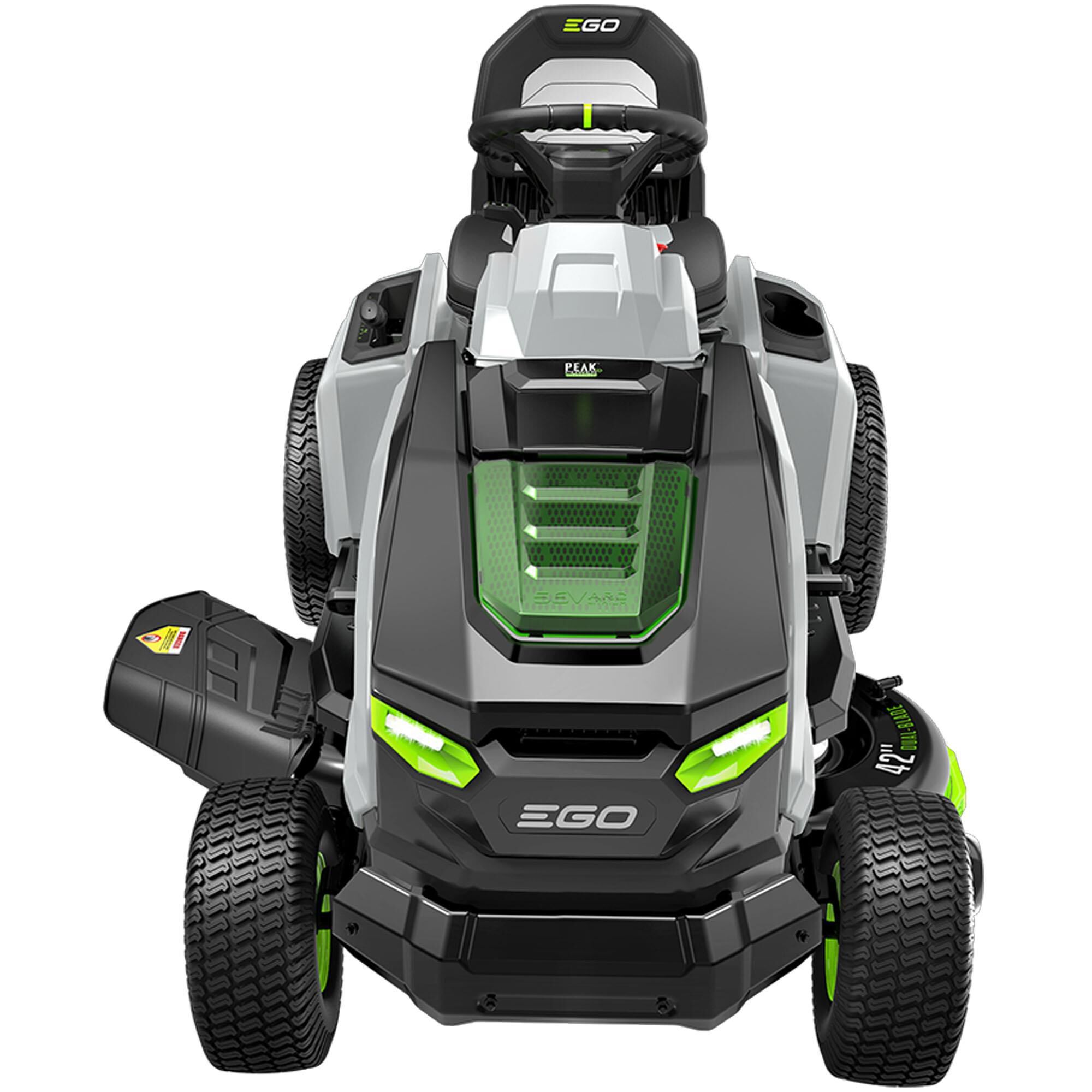 EGO 42" T6 POWER+ Lawn Tractor with 6 x 6.0Ah Batteries, 700W Turbo Charger, and Charging Adapter, , large