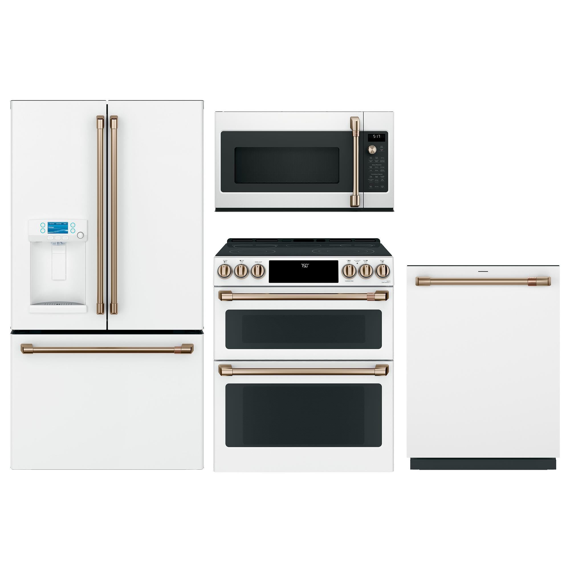 Cafe 4 Piece Kitchen Package in White, , large