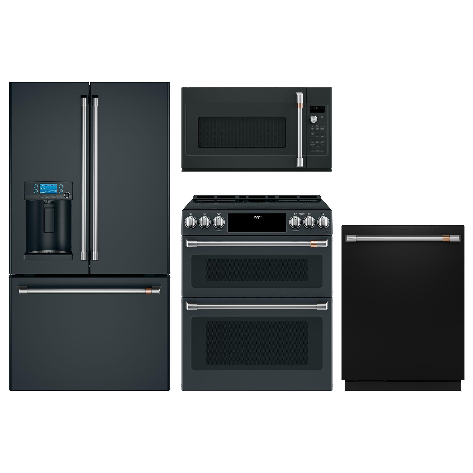 Cafe 4 Piece Kitchen Package in Black, , large