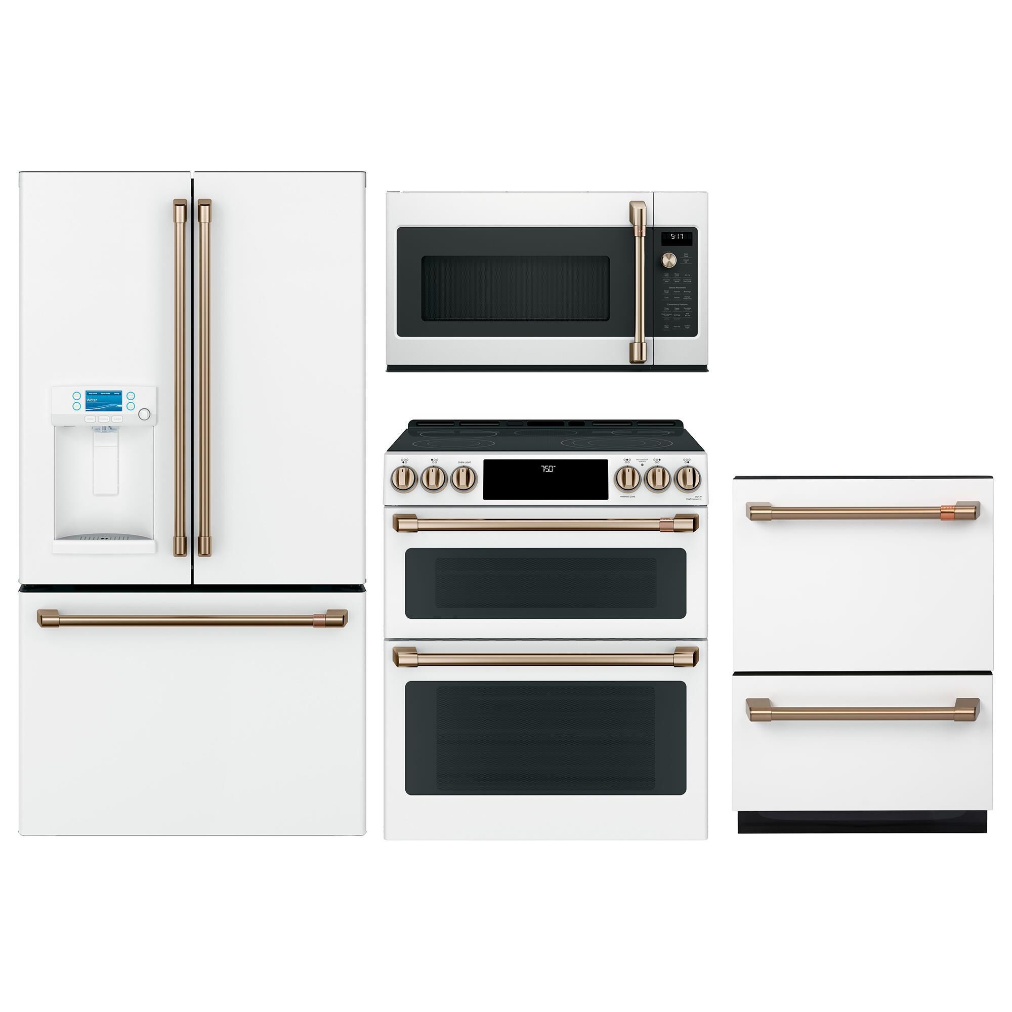 Cafe 4 Piece Kitchen Package in White, , large