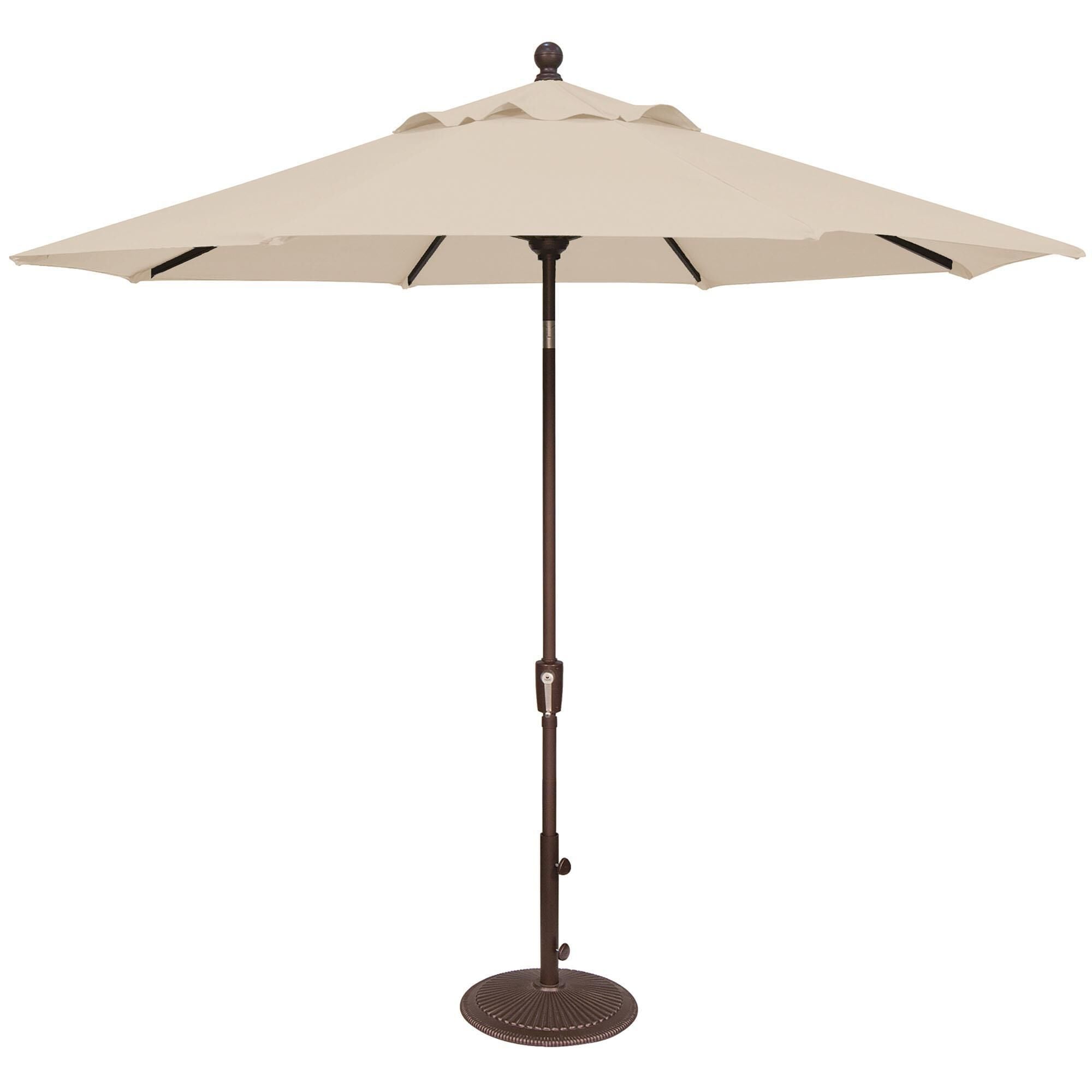 Treasure Garden Umbrella with Stand in Champagne, , large