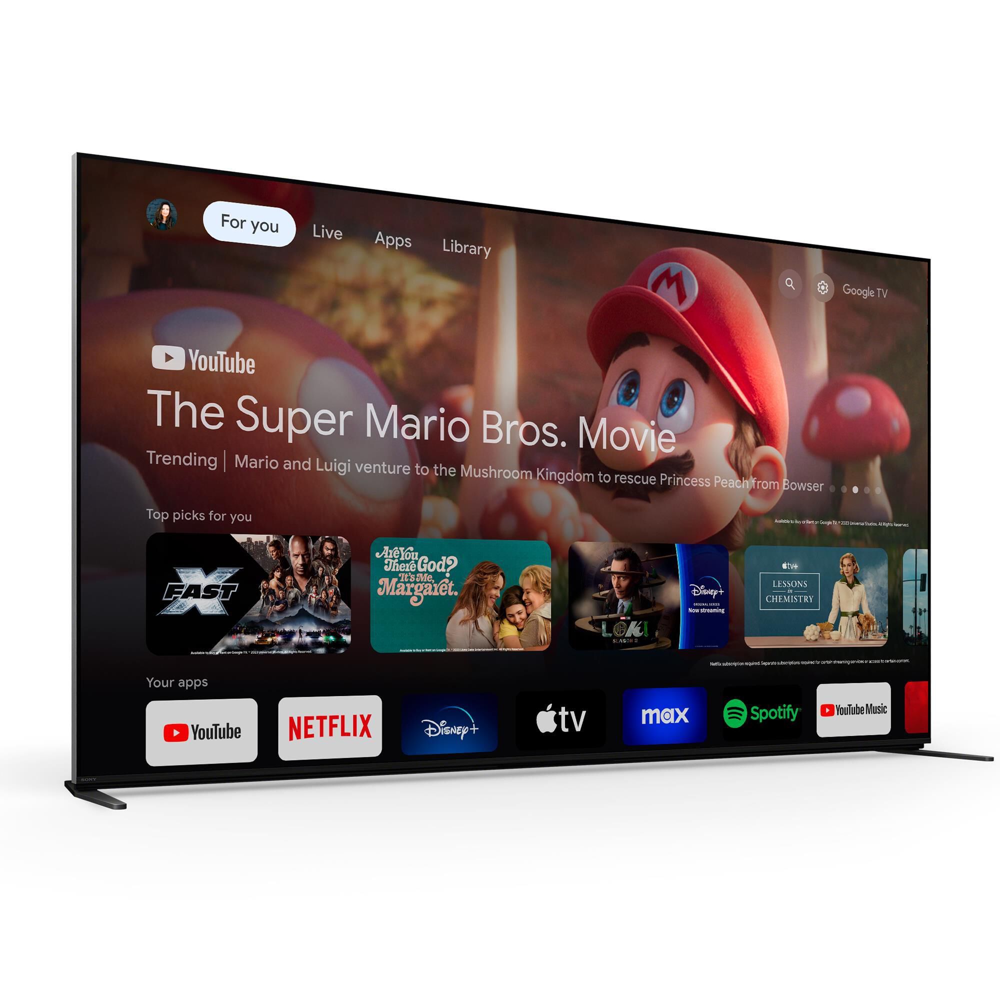 Sony 65" BRAVIA 9 MINI LED QLED 4K HDR, , large