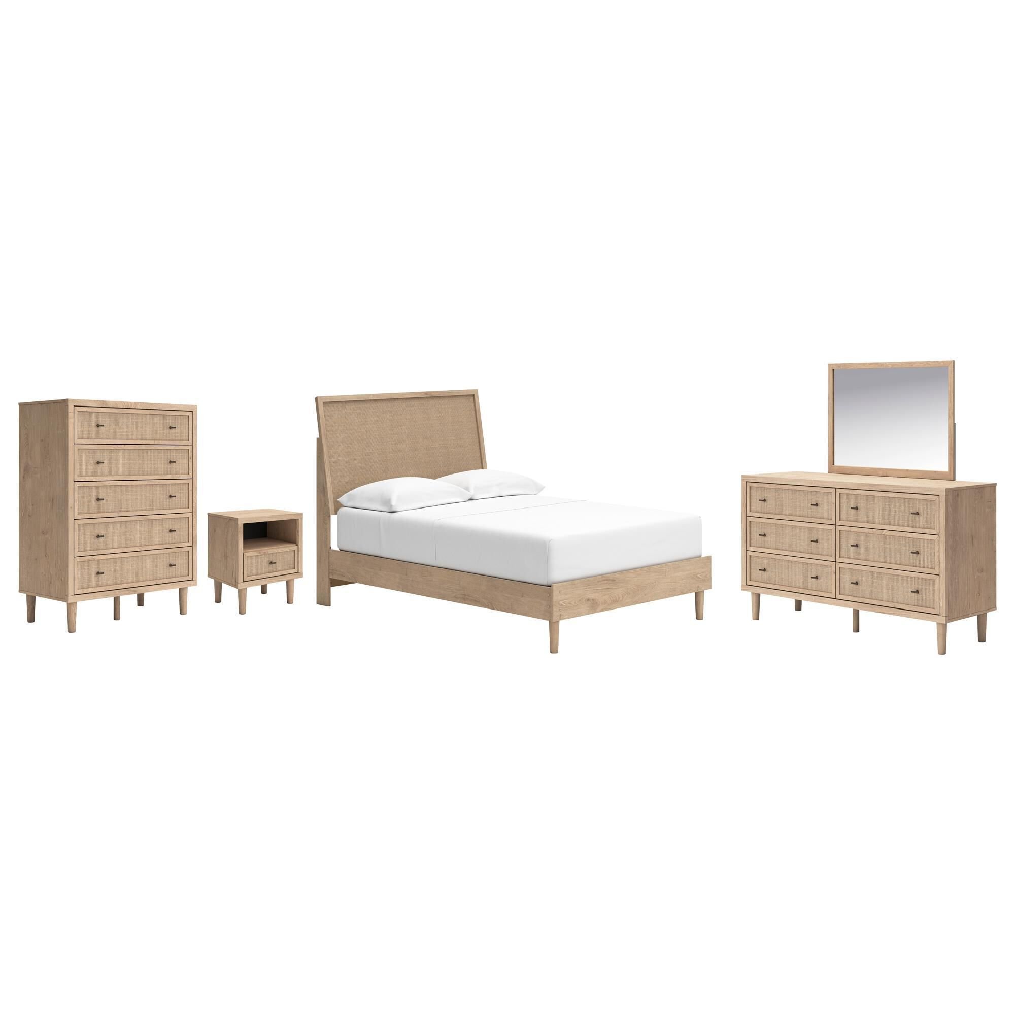 Signature Design by Ashley Cielden 5-Piece Full Platform Bedroom Set in Two Tone, , large