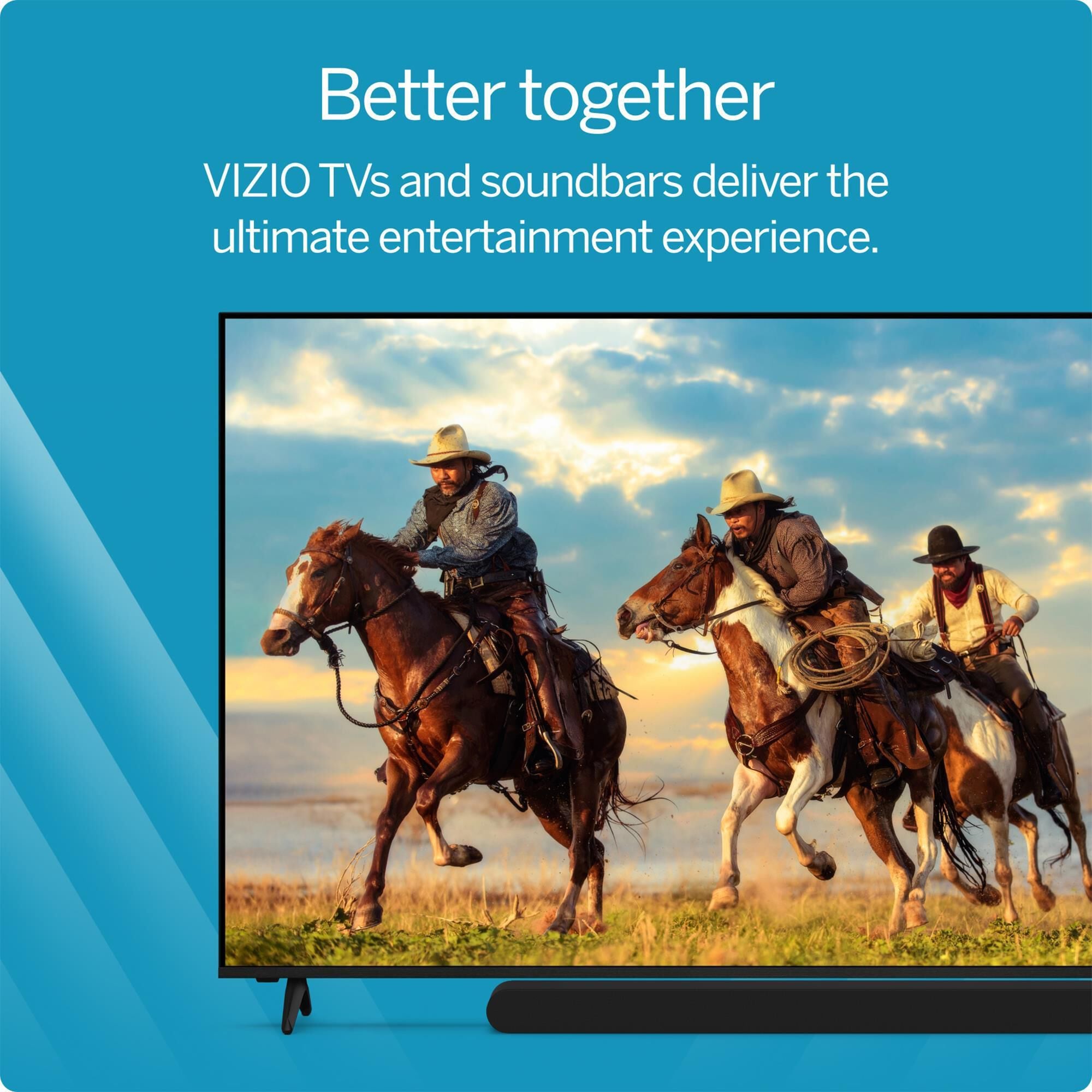 VIZIO 40" Class Full HD LED - Smart TV with 2.0 Soundbar in Black, , large