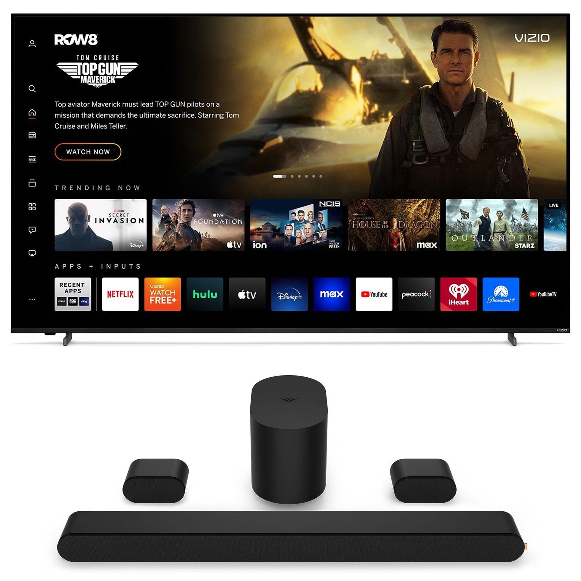 VIZIO 75 Quantum Pro 4K QLED Smart TV w/ 5.1 Soundbar, , large
