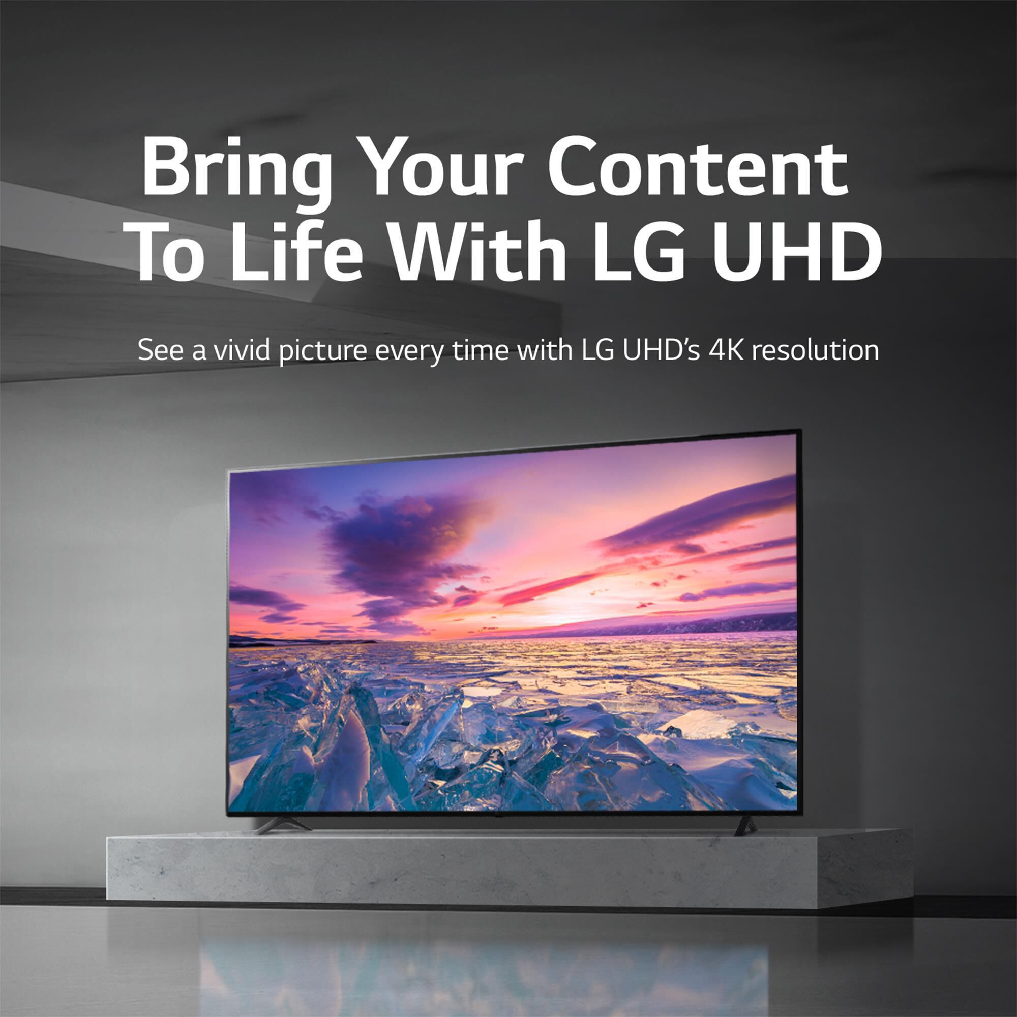 LG 86" Class UQ7590 4K LED UHD - Smart TV with 2.1 Channel Sound Bar and Wireless Subwoofer in Black, , large