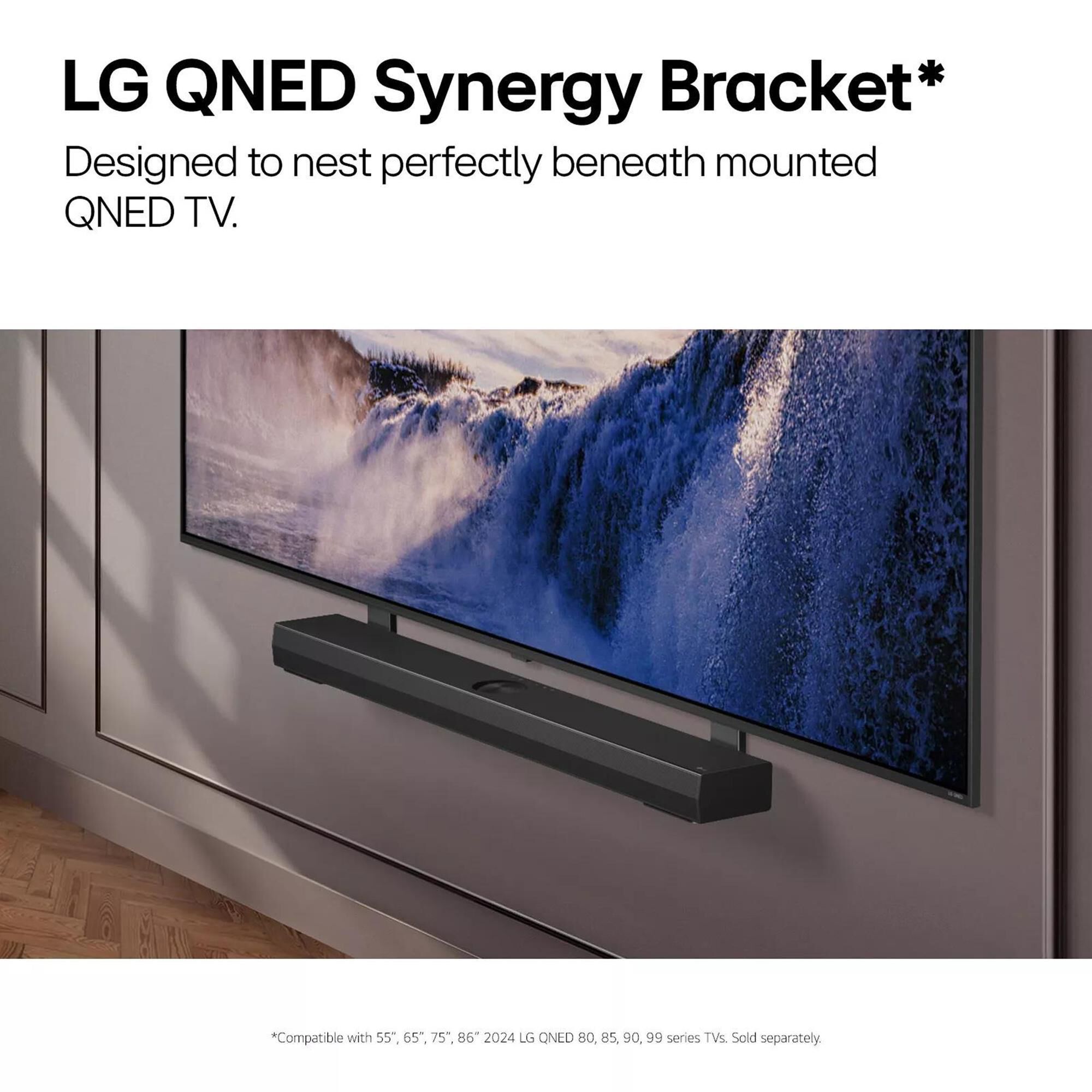 LG 86" Class QNED 4K LED - Smart TV with 3.1.1 Channel Sound Bar and Wireless Subwoofer in Black, , large