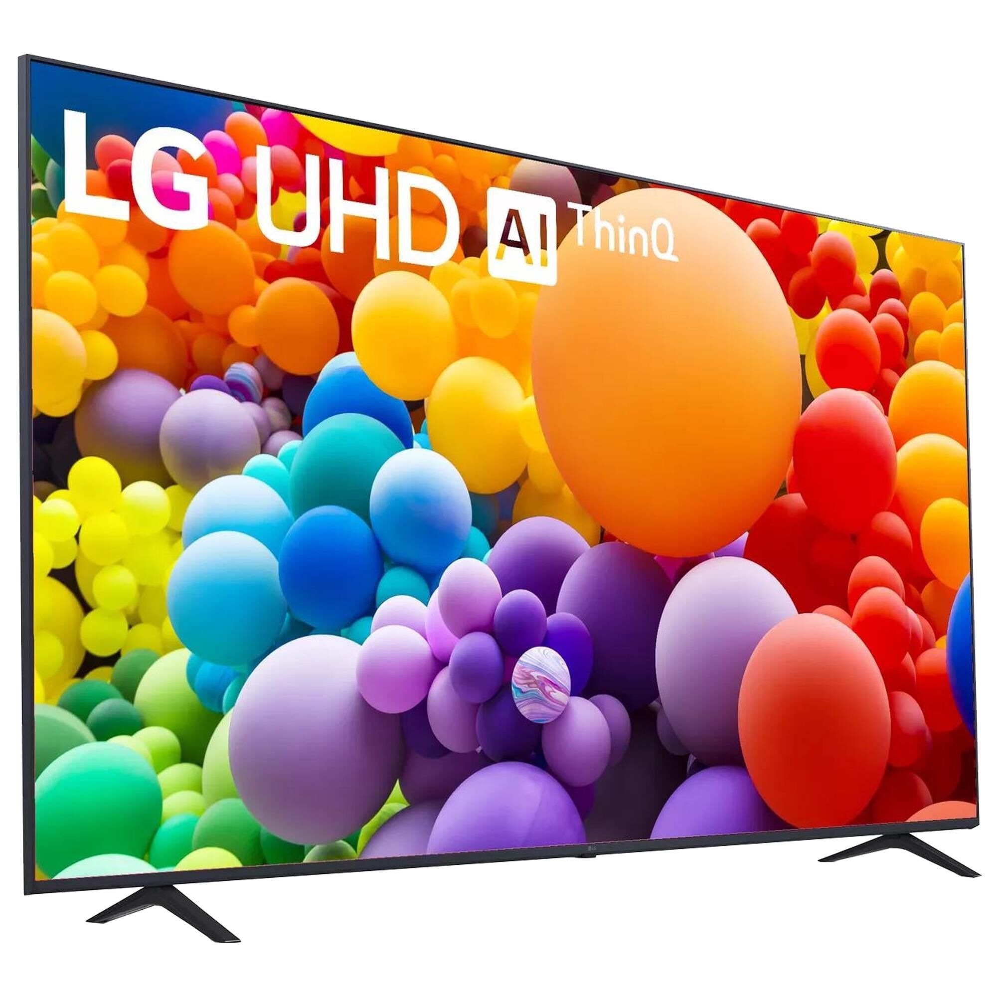 LG 43" Class UHD Series 4K UHD - Smart TV with 2.1 Channel Sound Bar and Wireless Subwoofer in Black, , large