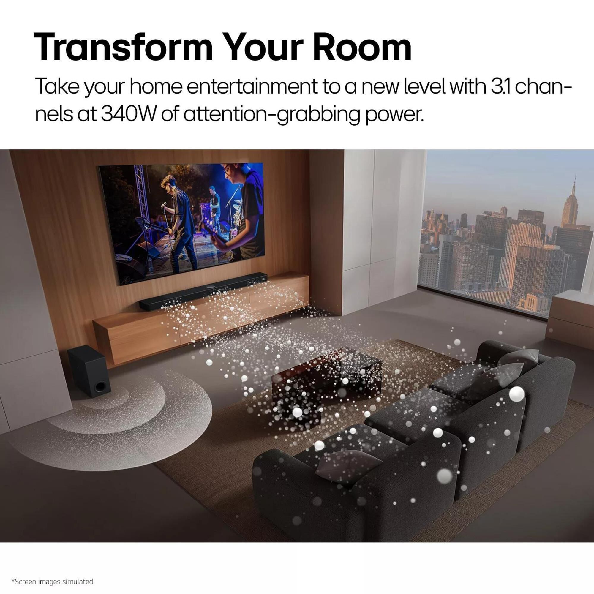 LG 65" Class B4 4K OLED - Smart TV with 3.1 Channel Sound Bar and Wireless Subwoofer in Black, , large