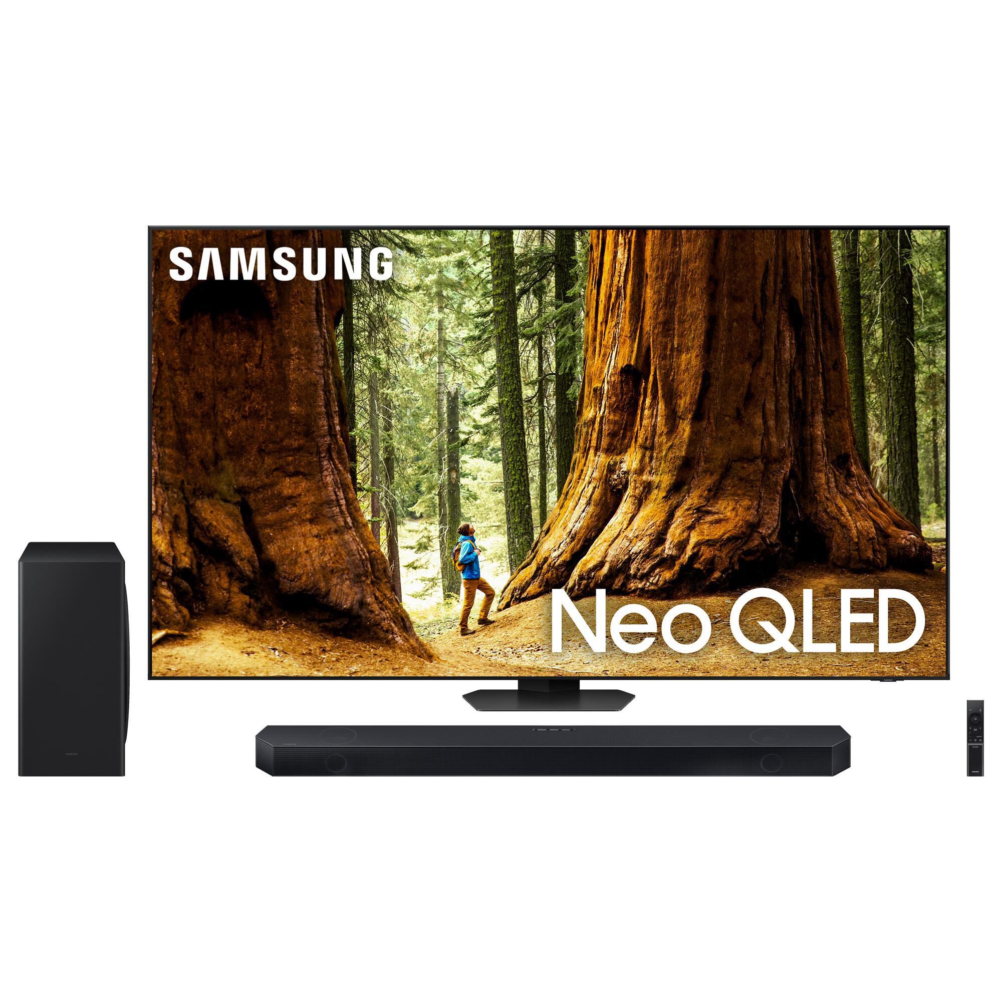 Samsung 98" 4K SmartTV W/Soundbar Sys, , large