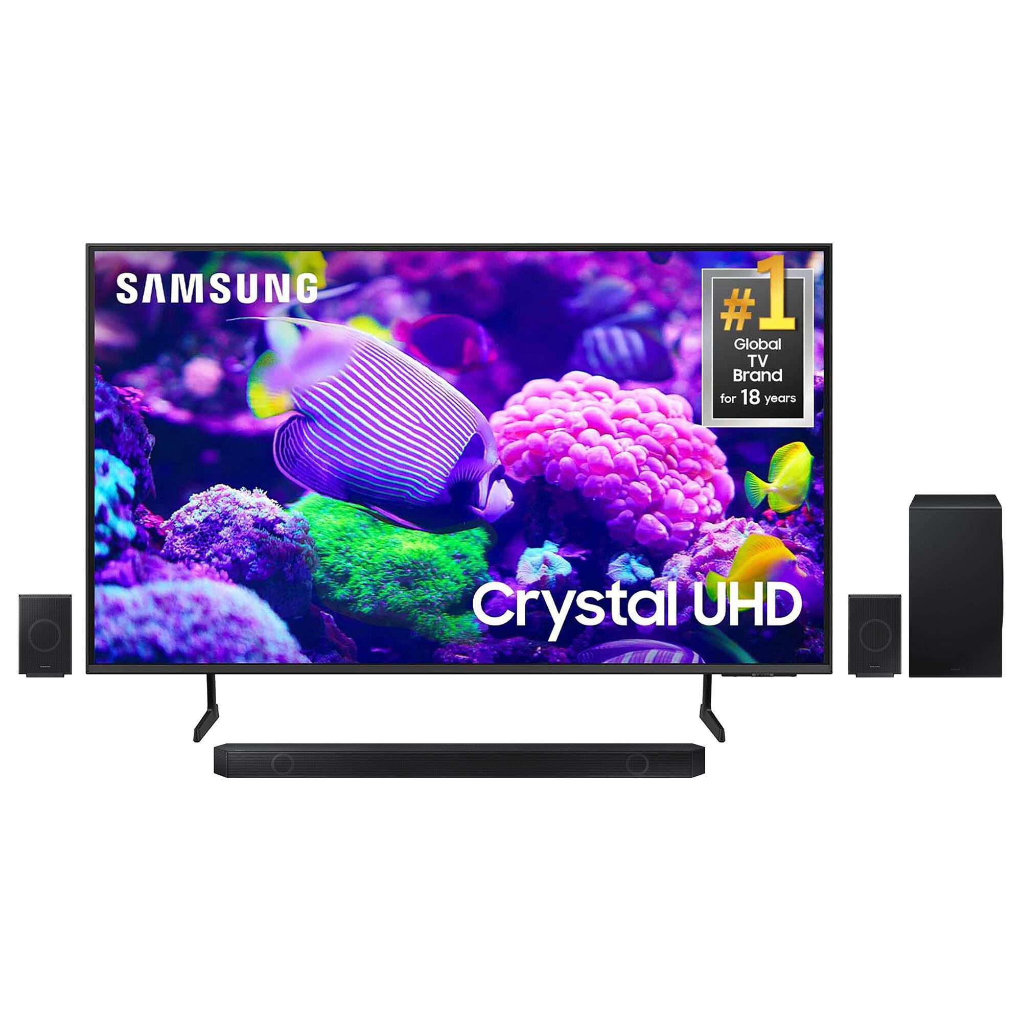 Samsung 65" 4K UHD w/Soundbar Sys, , large
