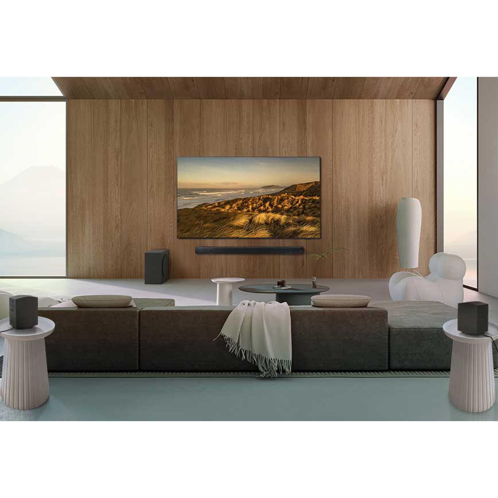 Samsung 75" 4K QLED w/Soundbar Sys, , large