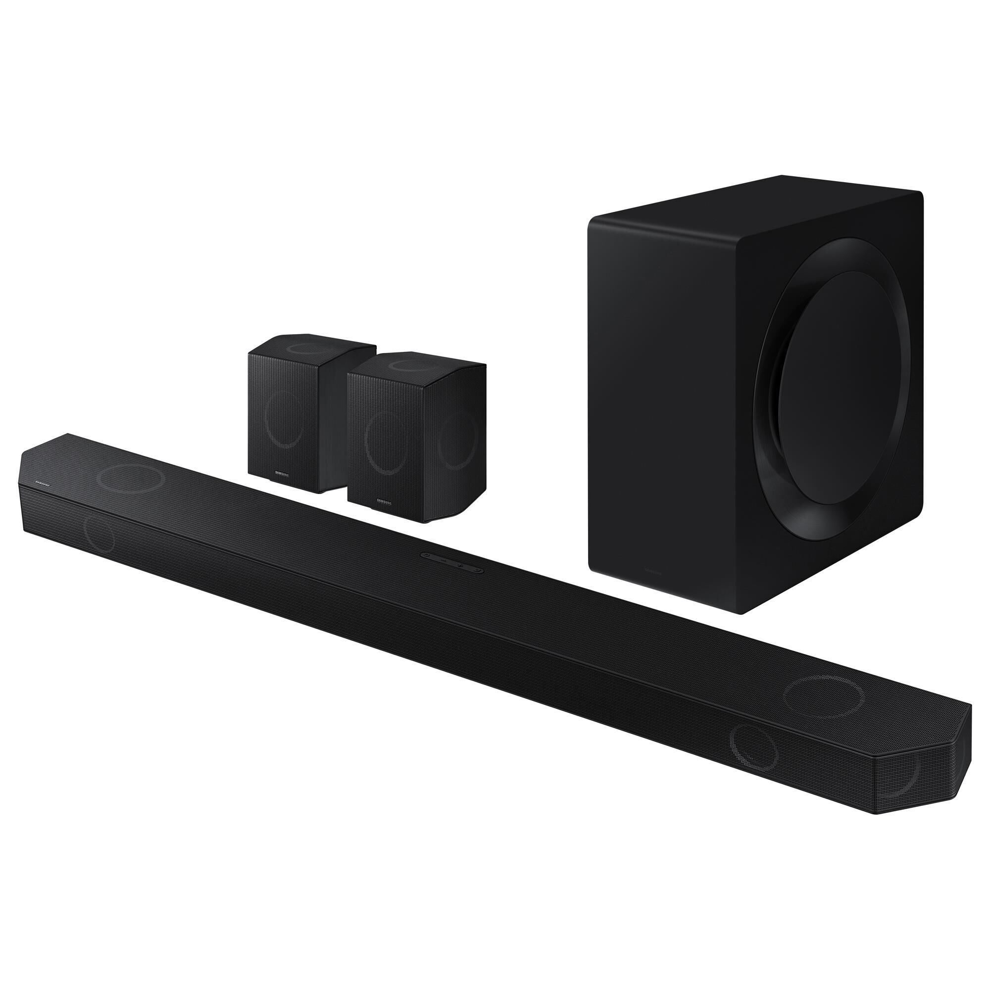 Samsung 75" 4K QLED w/Soundbar Sys, , large