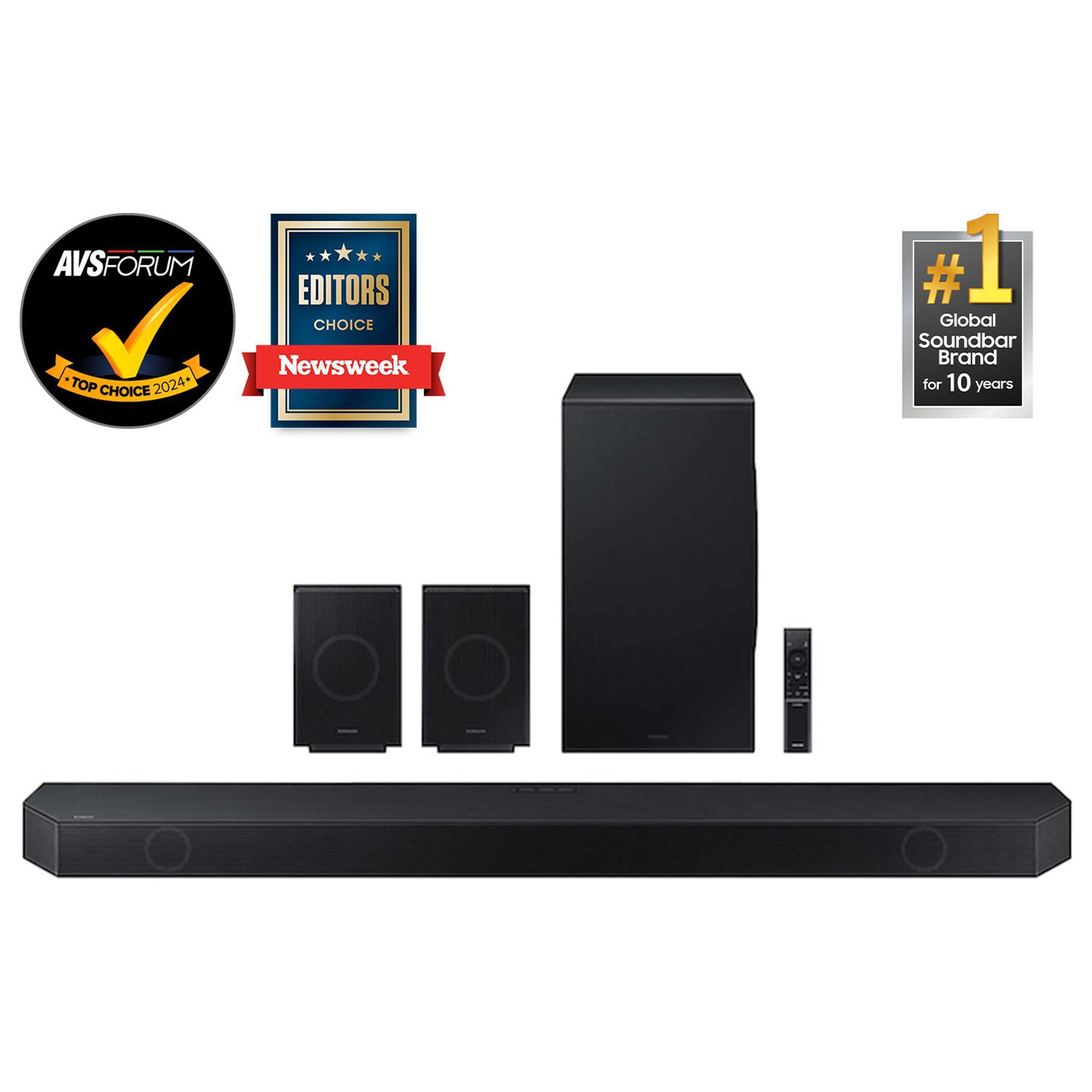 Samsung 75" 4K QLED w/Soundbar Sys, , large