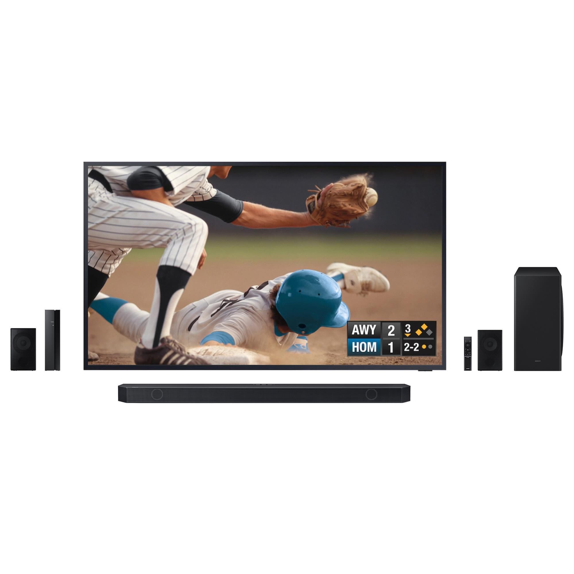 Samsung 65" 4K Terrace w/Soundbar Sys, , large