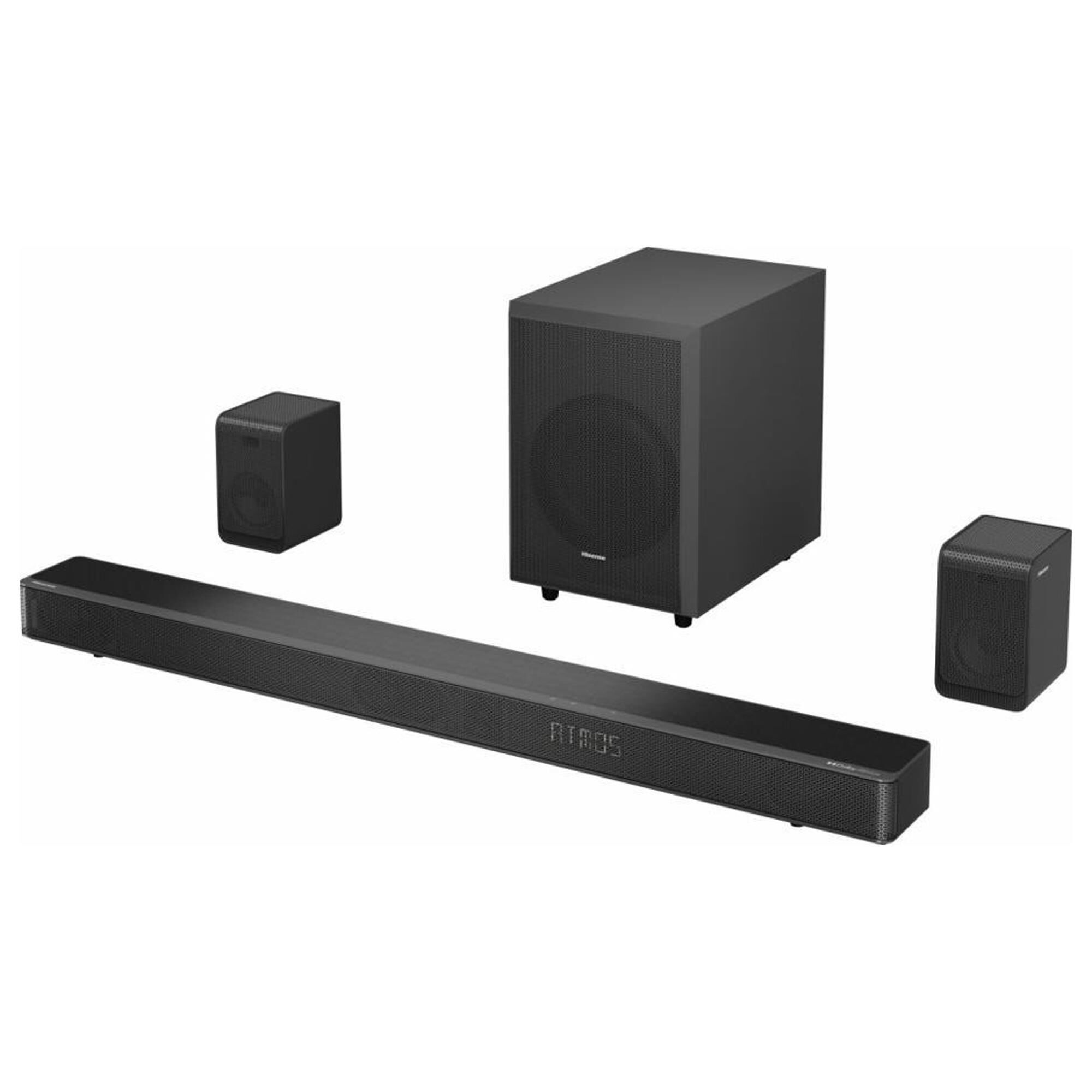 Hisense 75" 4K QLED TV W/ Soundbar, , large