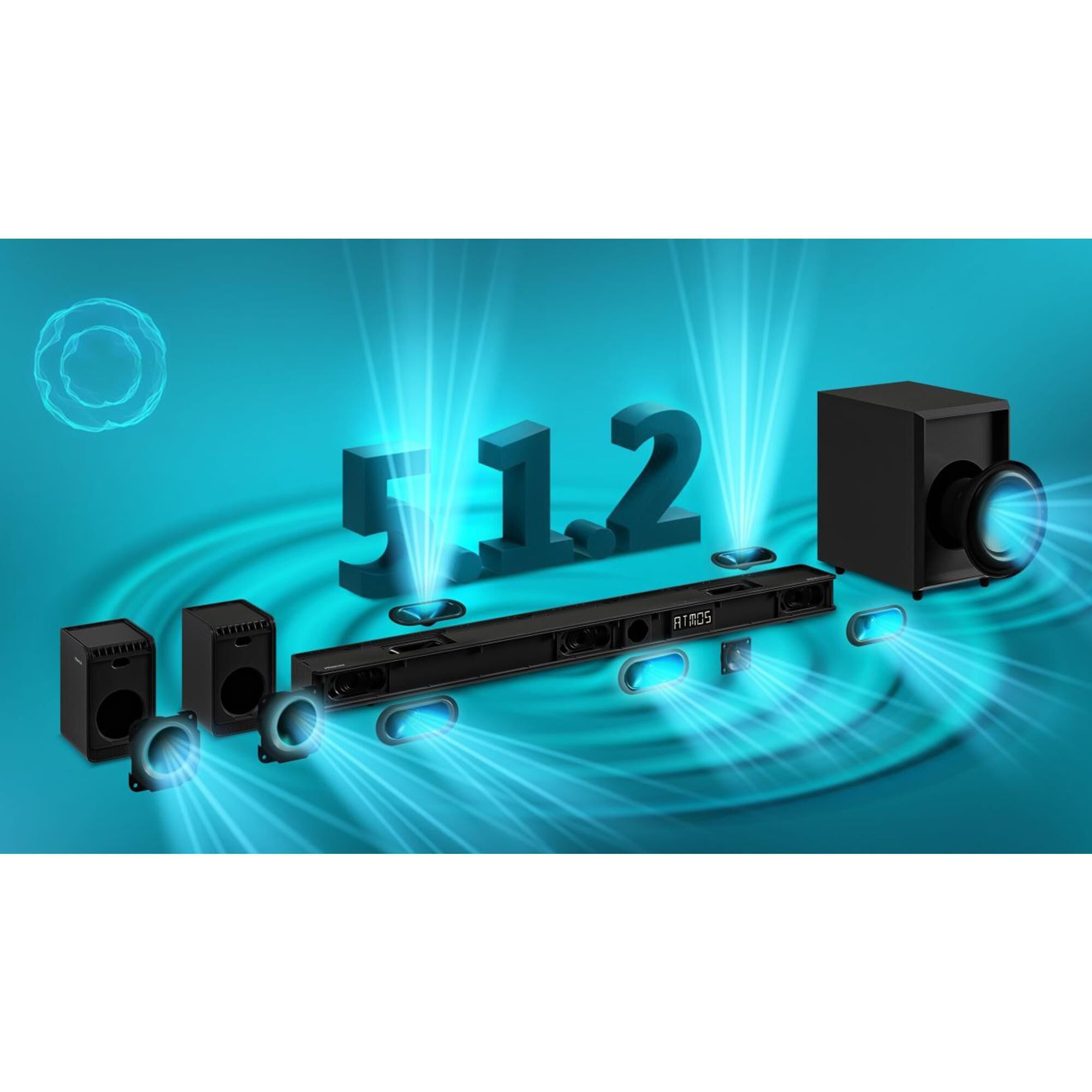 Hisense 85" 4K QLED TV W/ Soundbar, , large