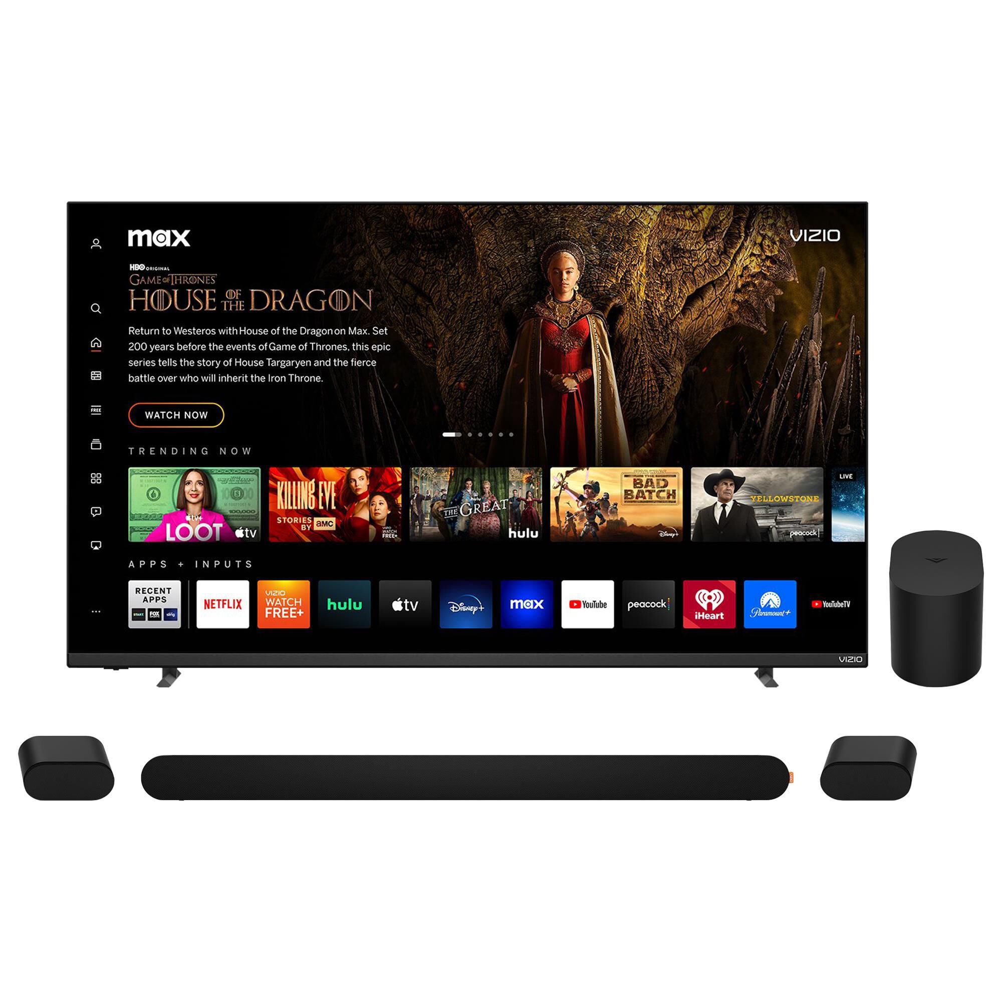 VIZIO 50 Quantum Pro 4K QLED Smart TV w/ 2.1 Soundbar, , large