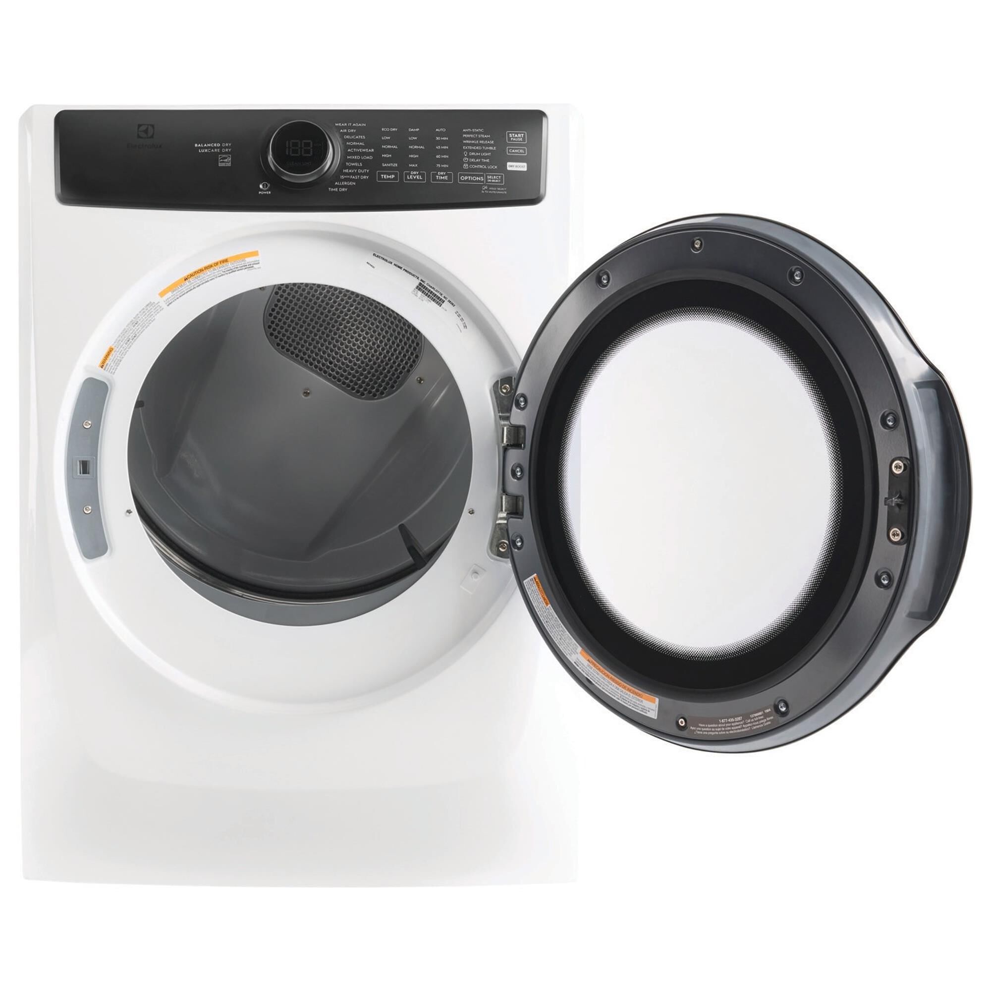 Electrolux 8.0 Cu. Ft. 700-Series Front Load Electric Dryer in White, , large