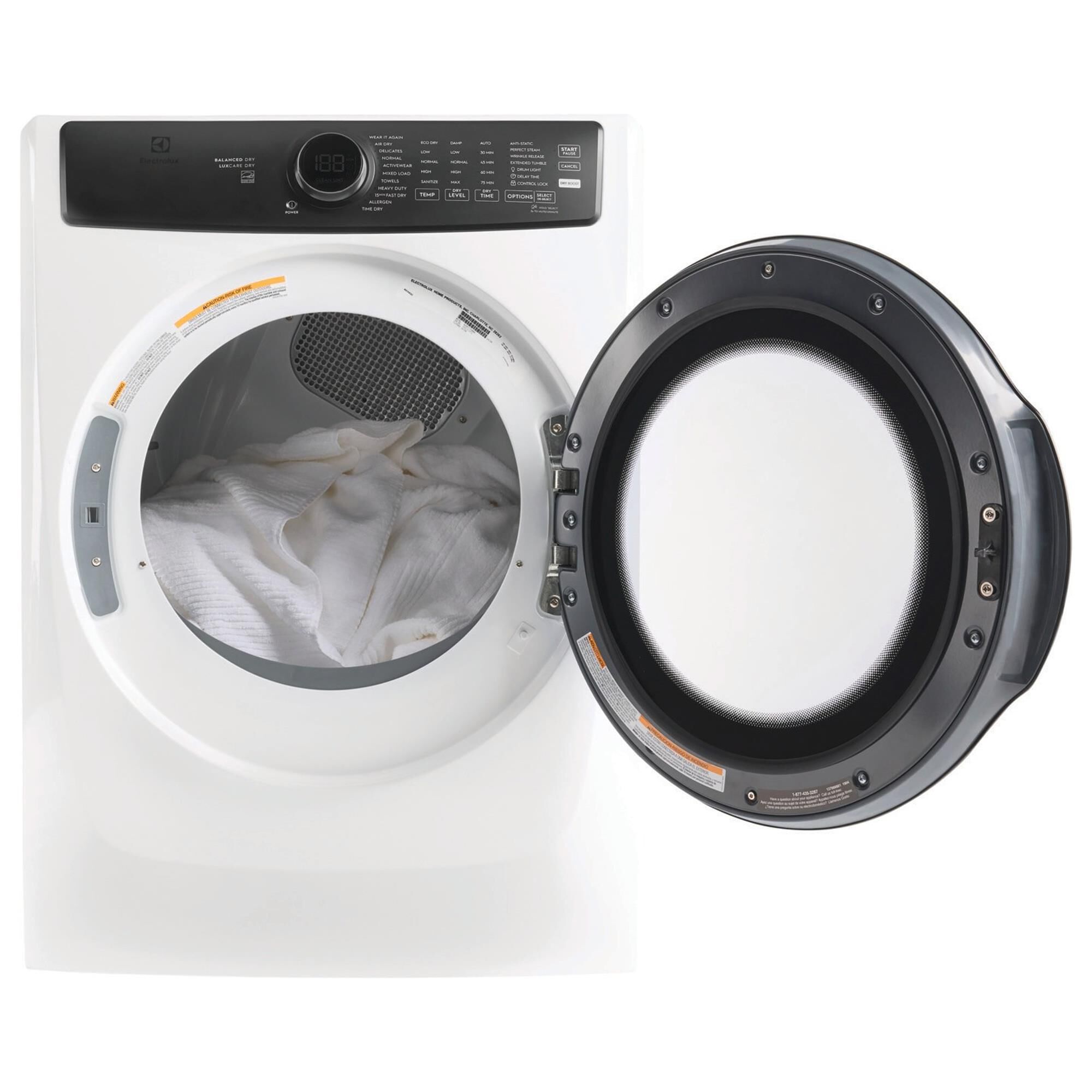 Electrolux 8.0 Cu. Ft. 700-Series Front Load Electric Dryer in White, , large