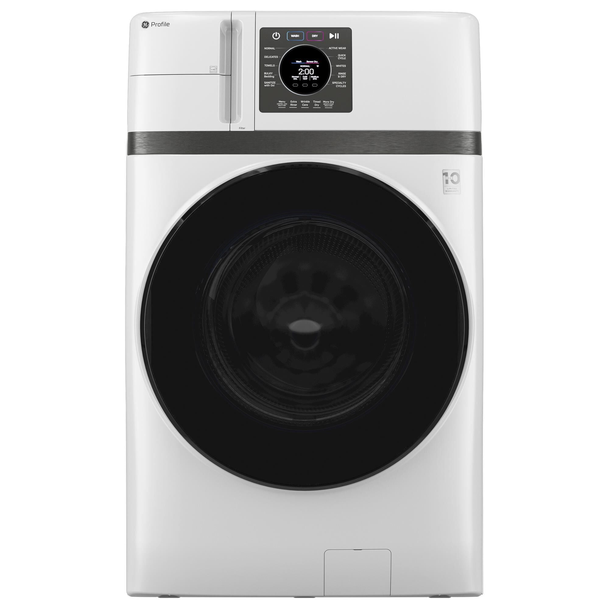GE Profile 4.6 Cu. Ft. Capacity UltraFast Combo with Ventless Inverter Heat Pump Technology Washer/Dryer