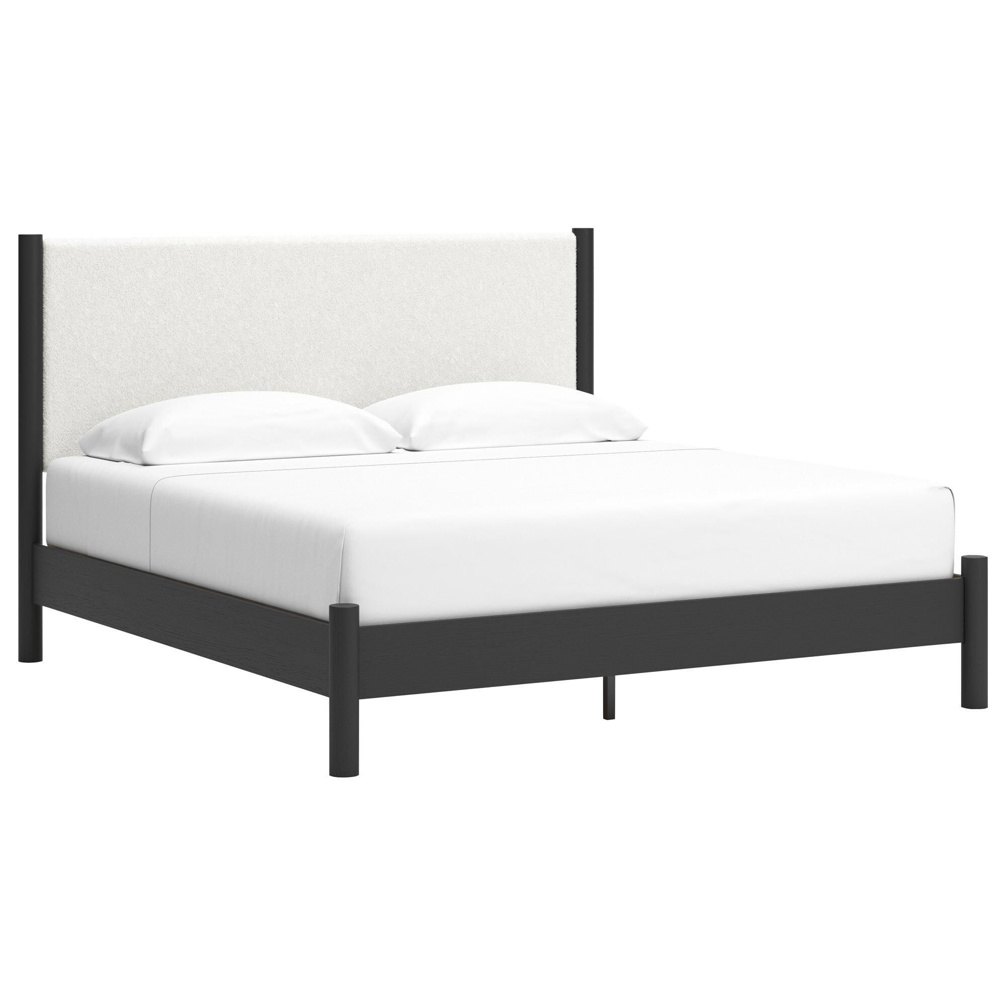 Signature Design by Ashley Cadmori King Platform Bed in Black, , large