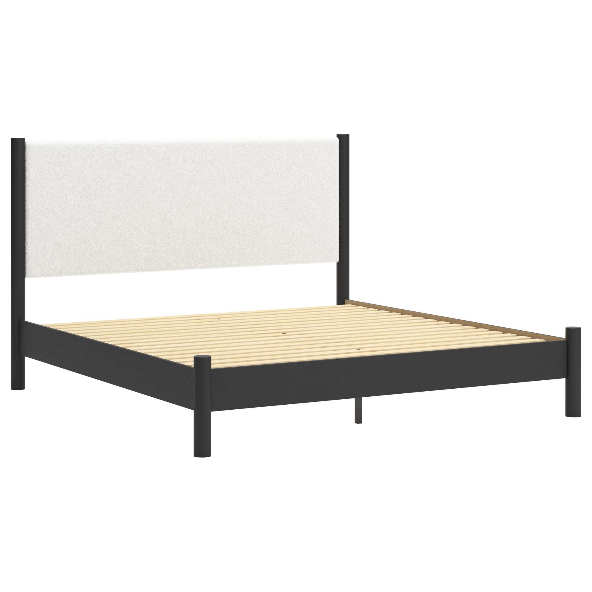 Signature Design by Ashley Cadmori King Platform Bed in Black, , large