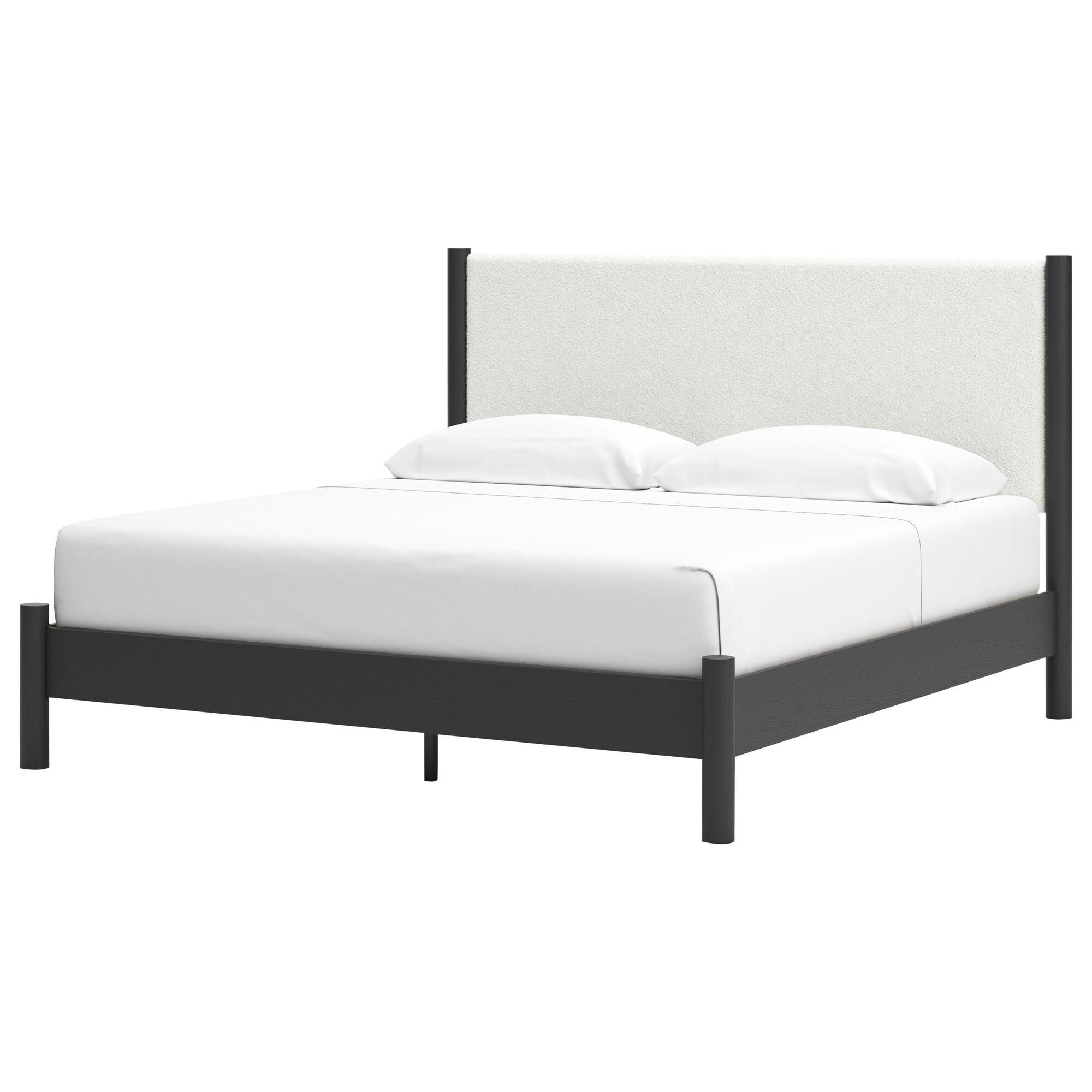 Signature Design by Ashley Cadmori King Platform Bed in Black, , large