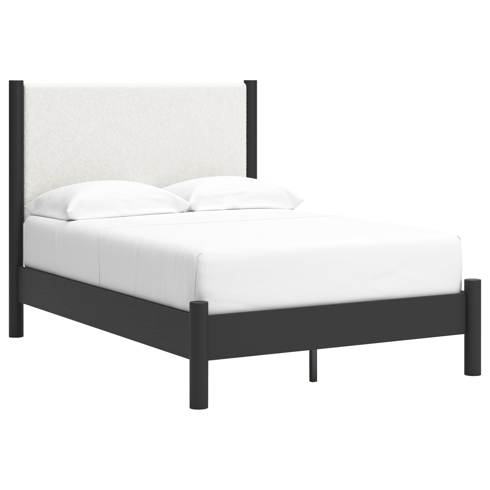 Signature Design by Ashley Cadmori Full Platform Bed in Black, , large