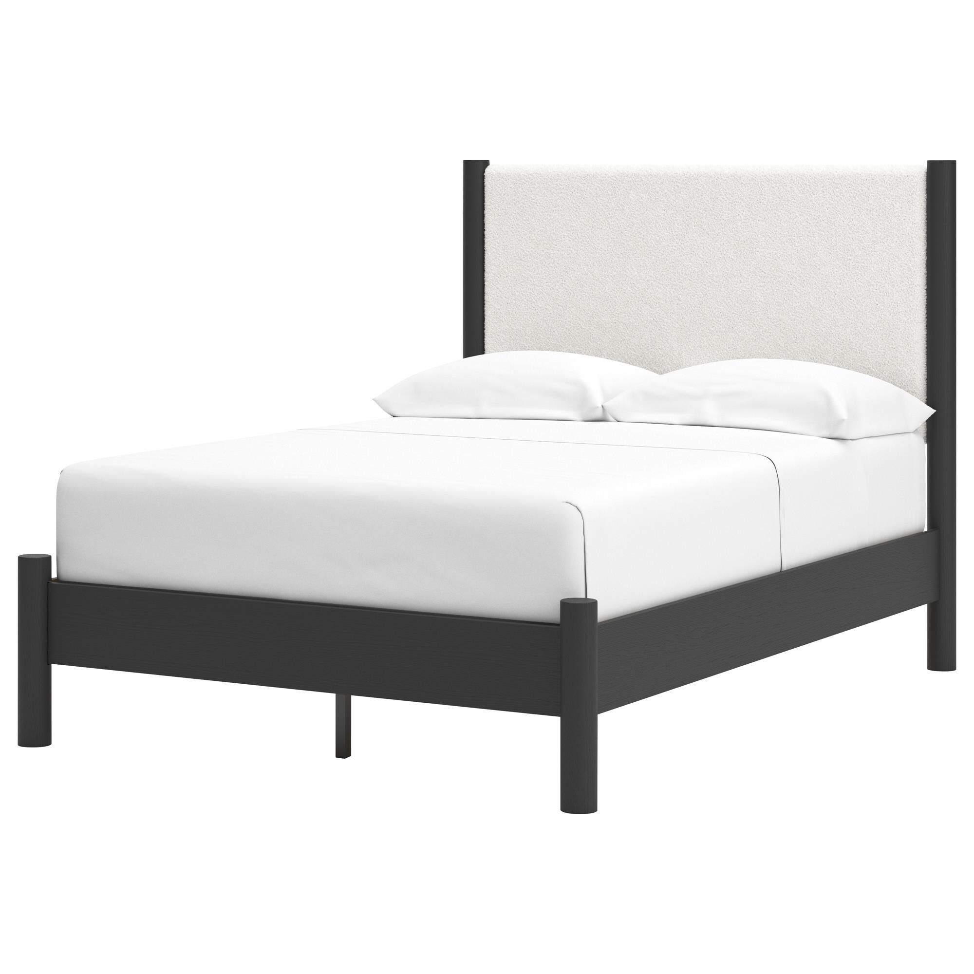 Signature Design by Ashley Cadmori Full Platform Bed in Black, , large