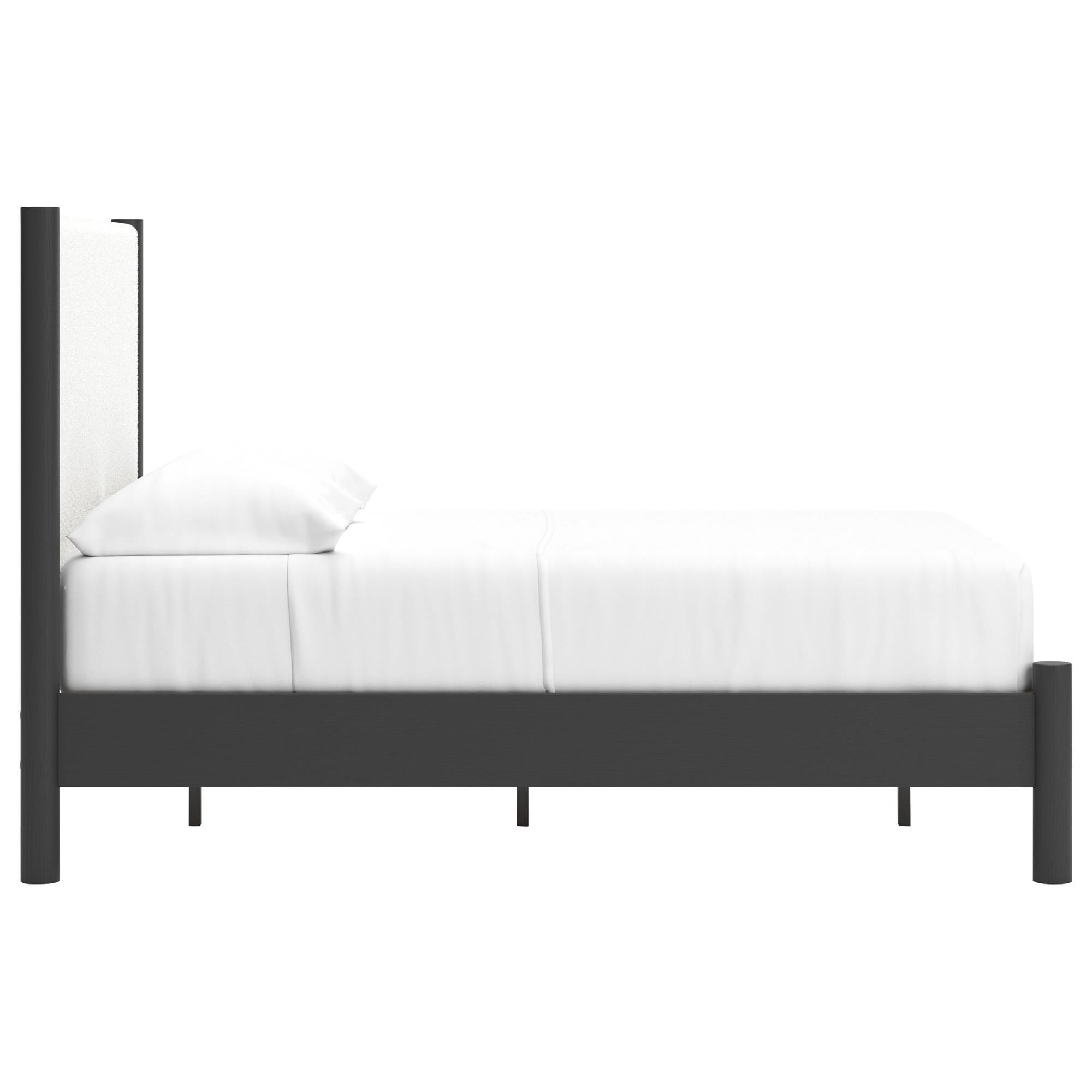 Signature Design by Ashley Cadmori Full Platform Bed in Black, , large