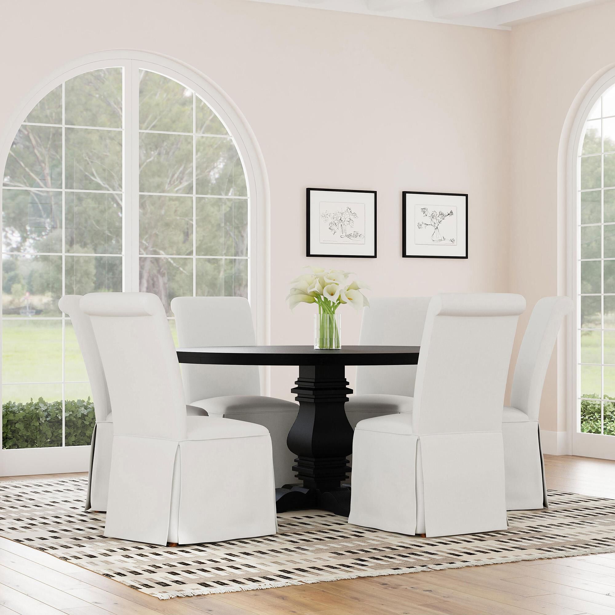 Pacific Landing Shawna Side Chair in White, , large