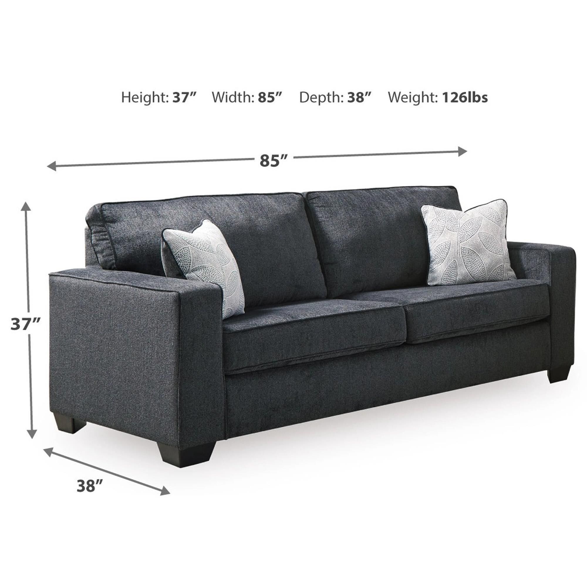 Signature Design by Ashley 7-Piece Living Room Set in Slate, , large