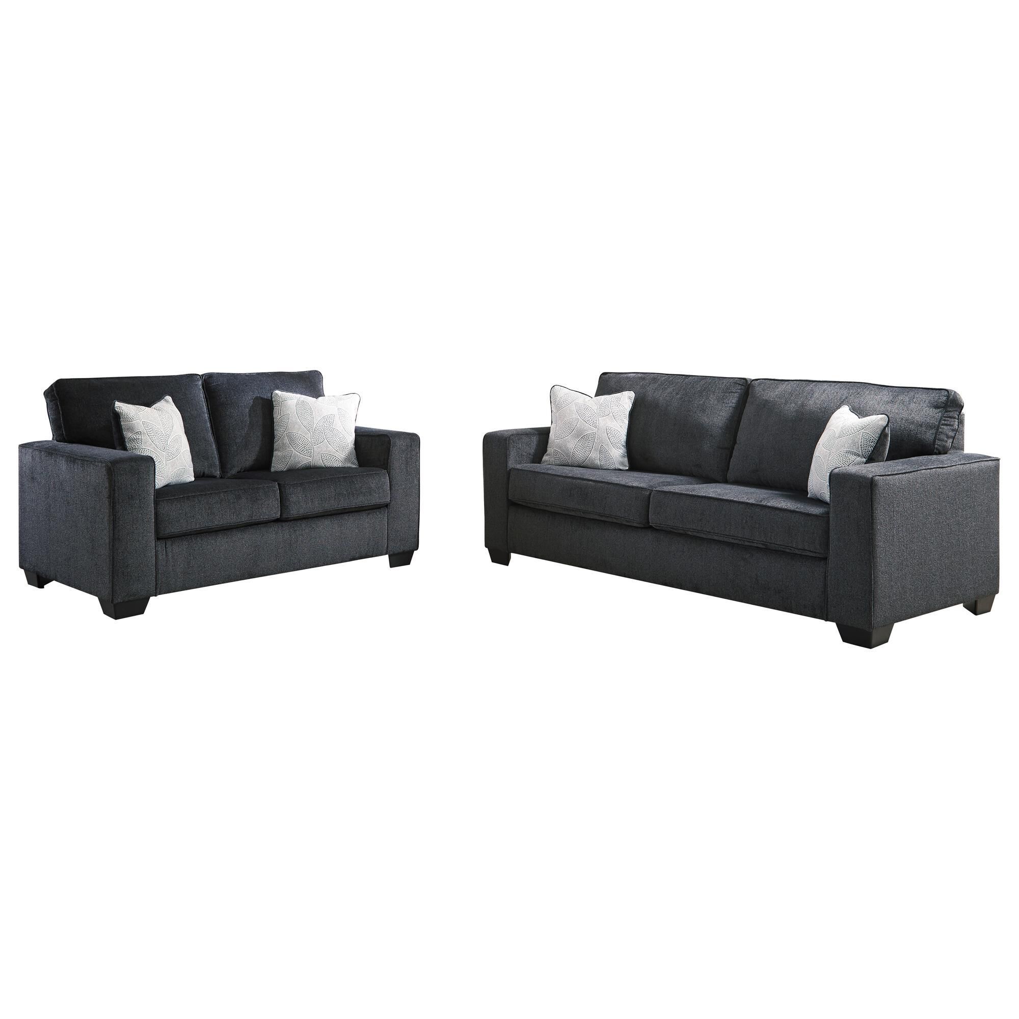 Signature Design by Ashley 7-Piece Living Room Set in Slate, , large