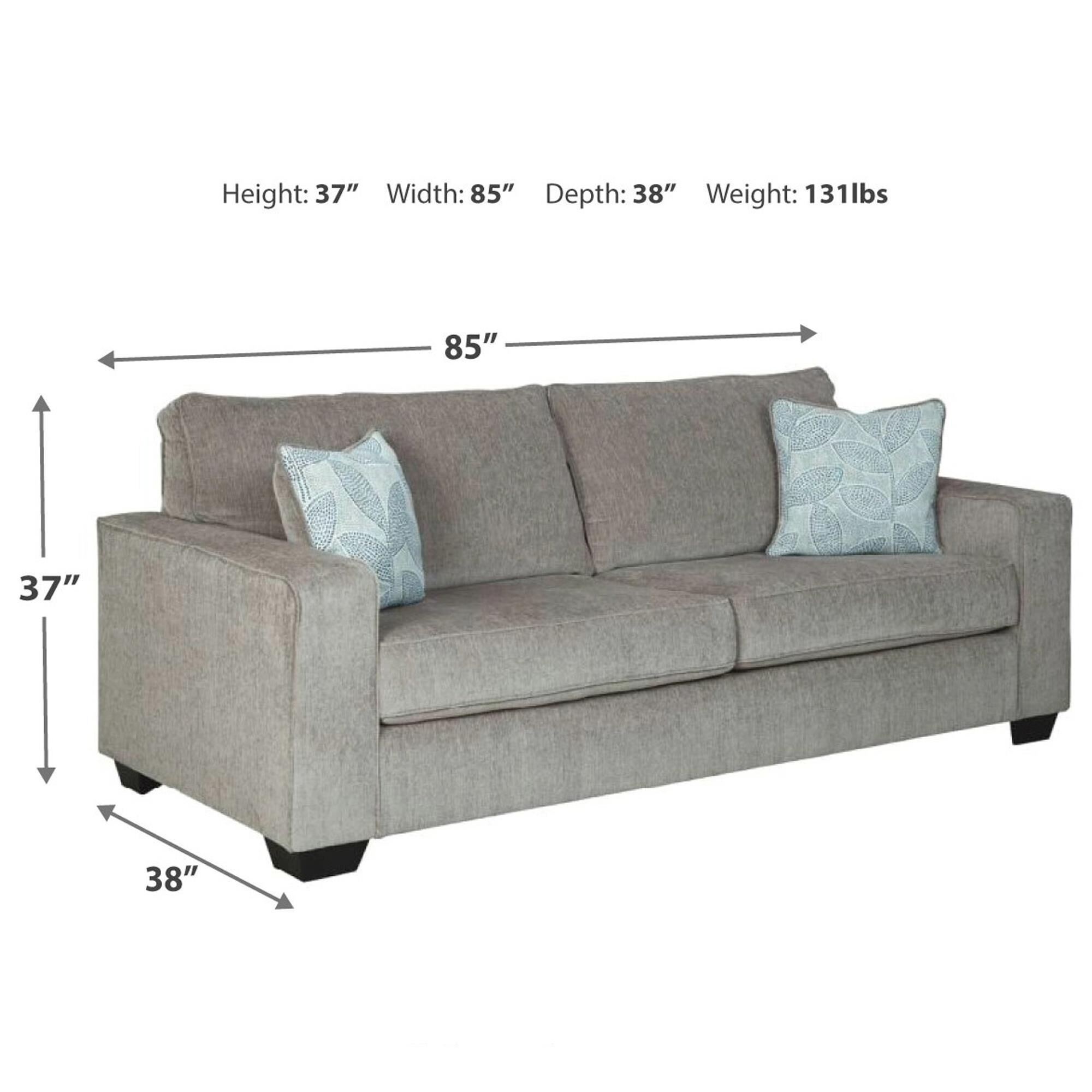 Signature Design by Ashley 7-Piece Living Room Set in Alloy, , large