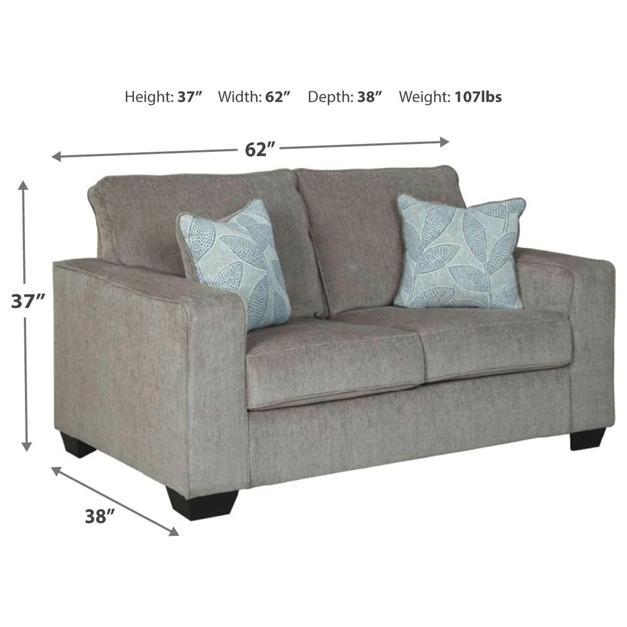 Signature Design by Ashley 7-Piece Living Room Set in Alloy, , large