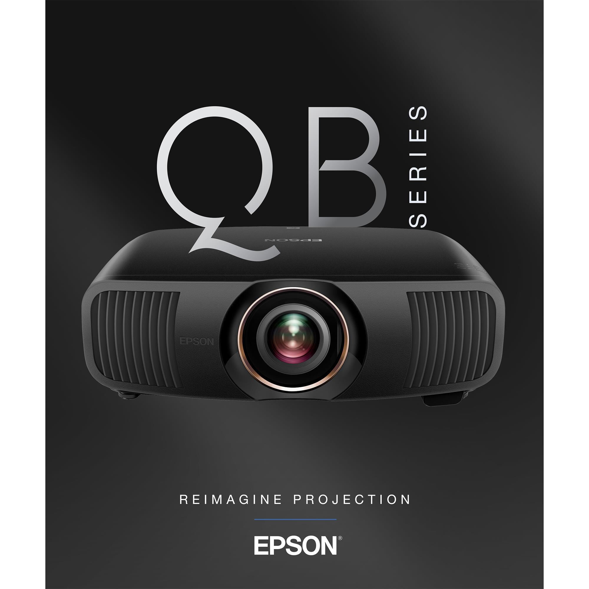Epson QB1000 4K HDR 3300 Lumen 3LCD Laser Projector in Black, , large