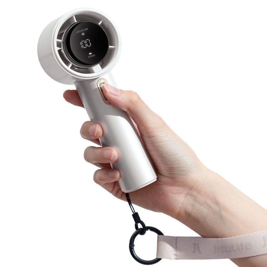 Jisulife Handheld Personal Fan in White, , large