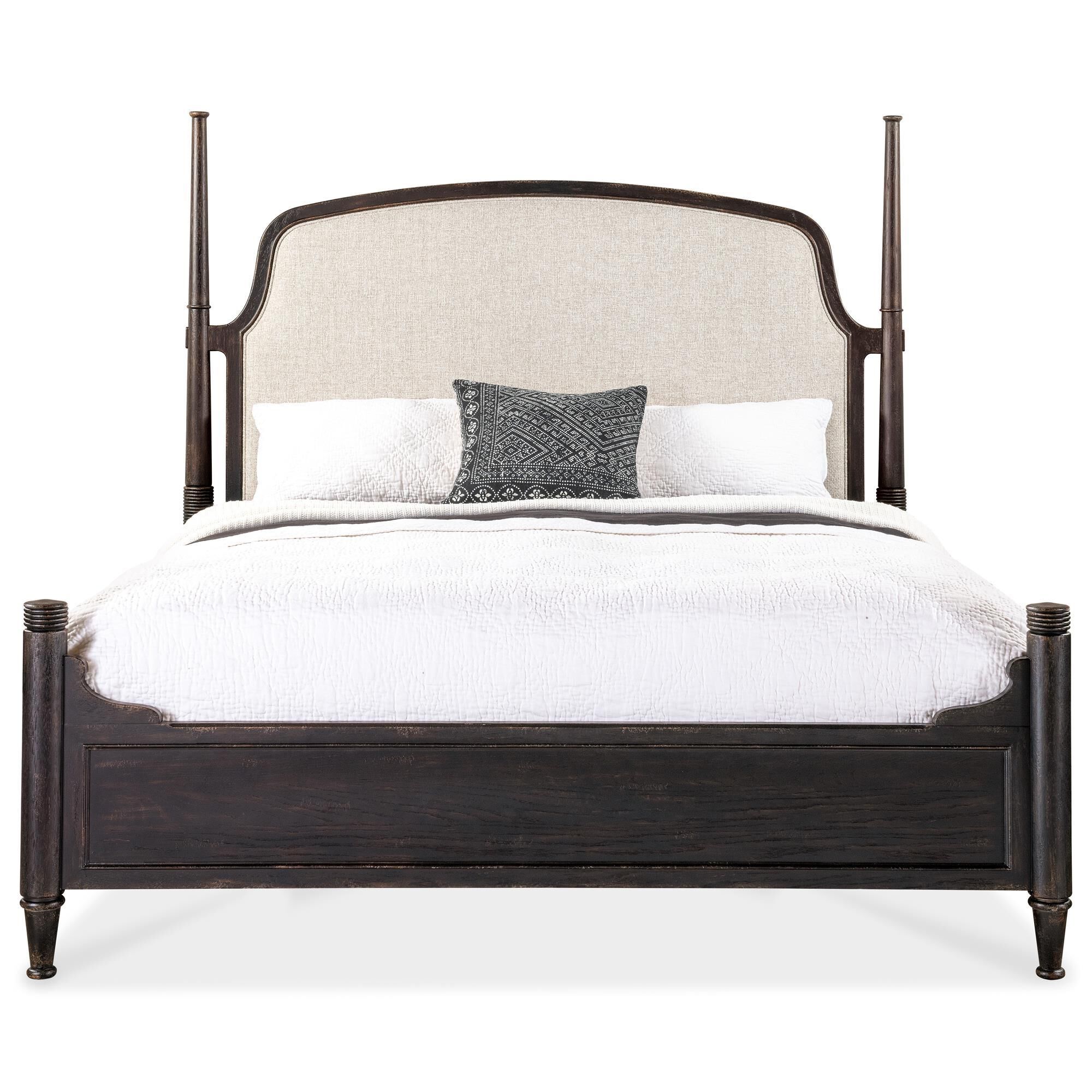 Hooker Furniture Americana 4-Piece King Bedroom Set in Black, , large