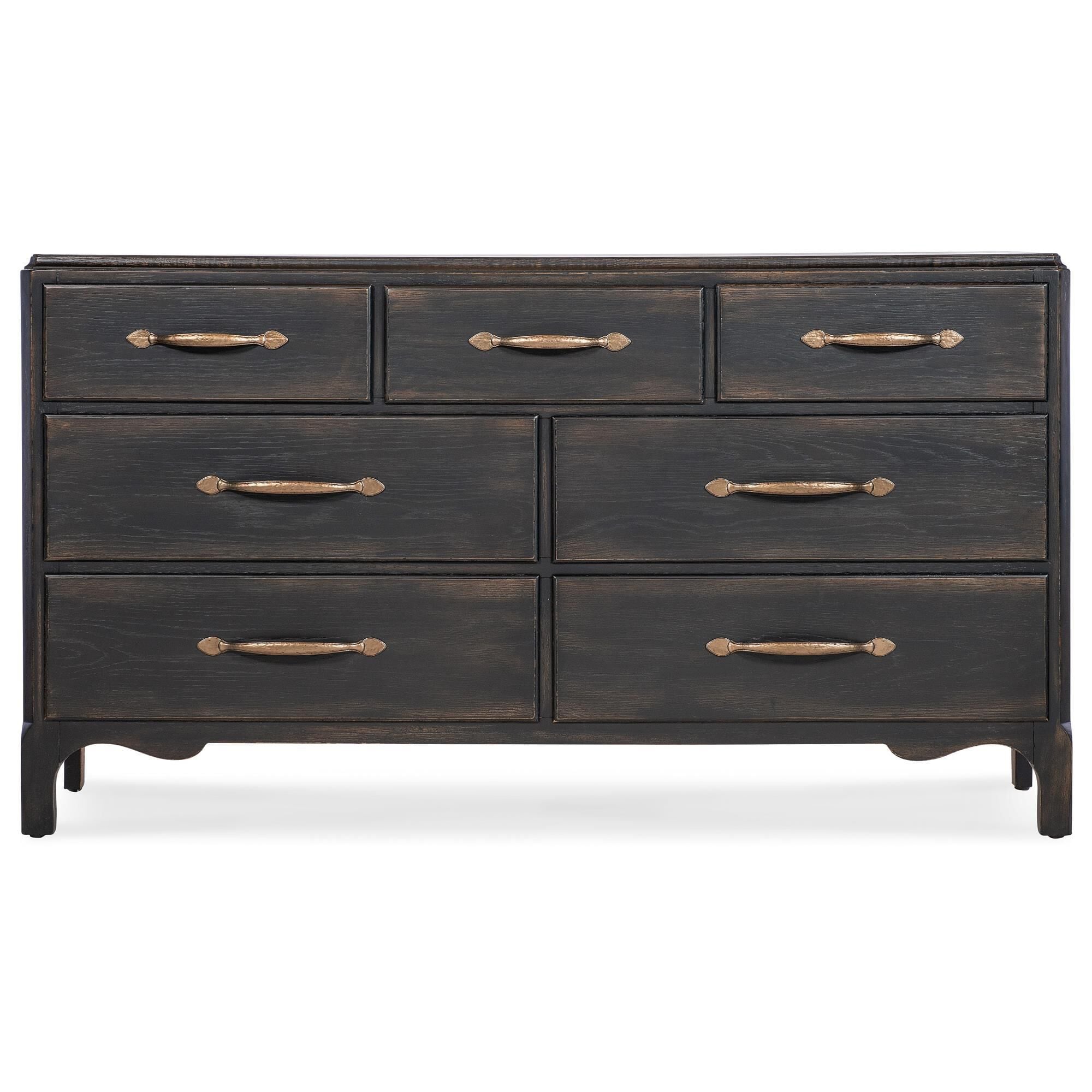 Hooker Furniture Americana 4-Piece King Bedroom Set in Black, , large