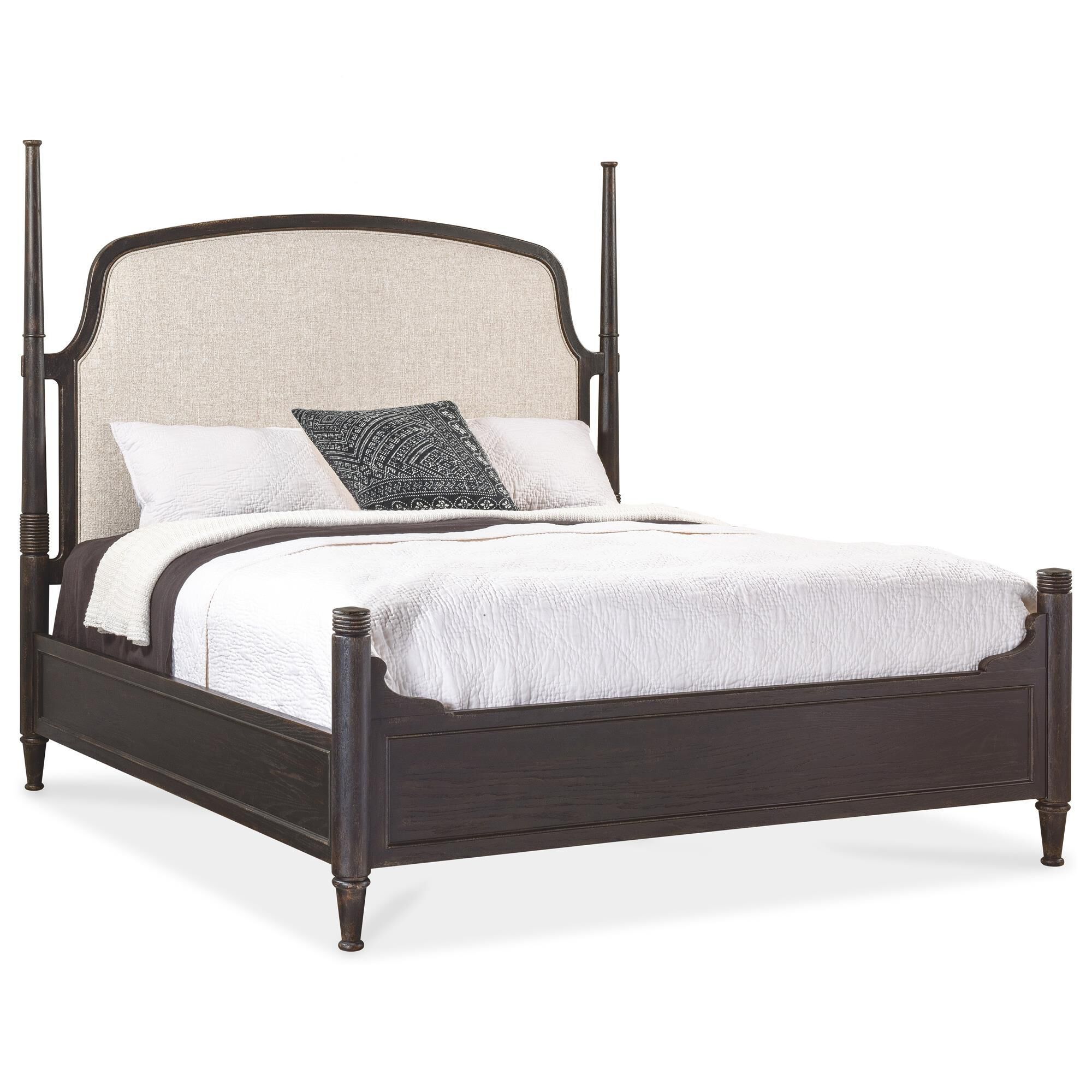 Hooker Furniture Americana 4-Piece King Bedroom Set in Black, , large