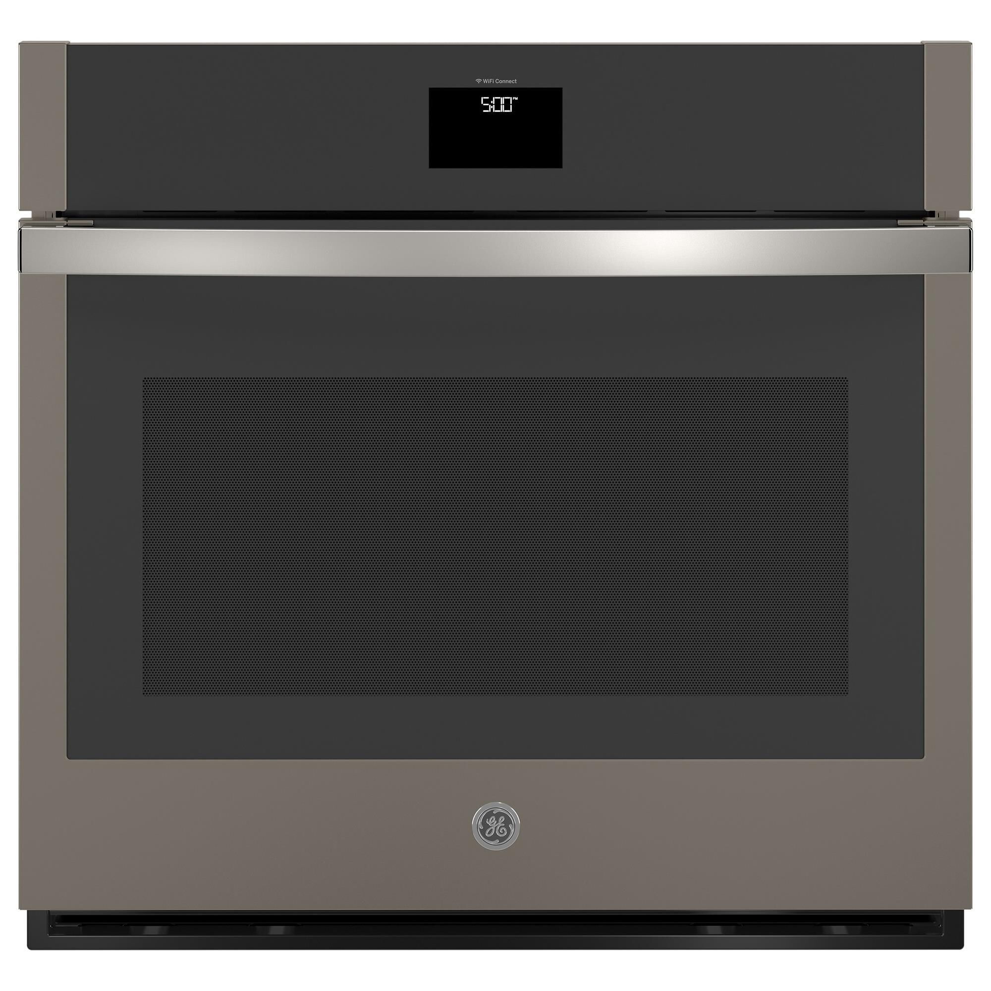GE Appliances 2-Piece Kitchen Package with Fingerprint Resistant Slate 30" Smart Built-In Single Wall Oven and Black 30" Electric Cooktop, , large