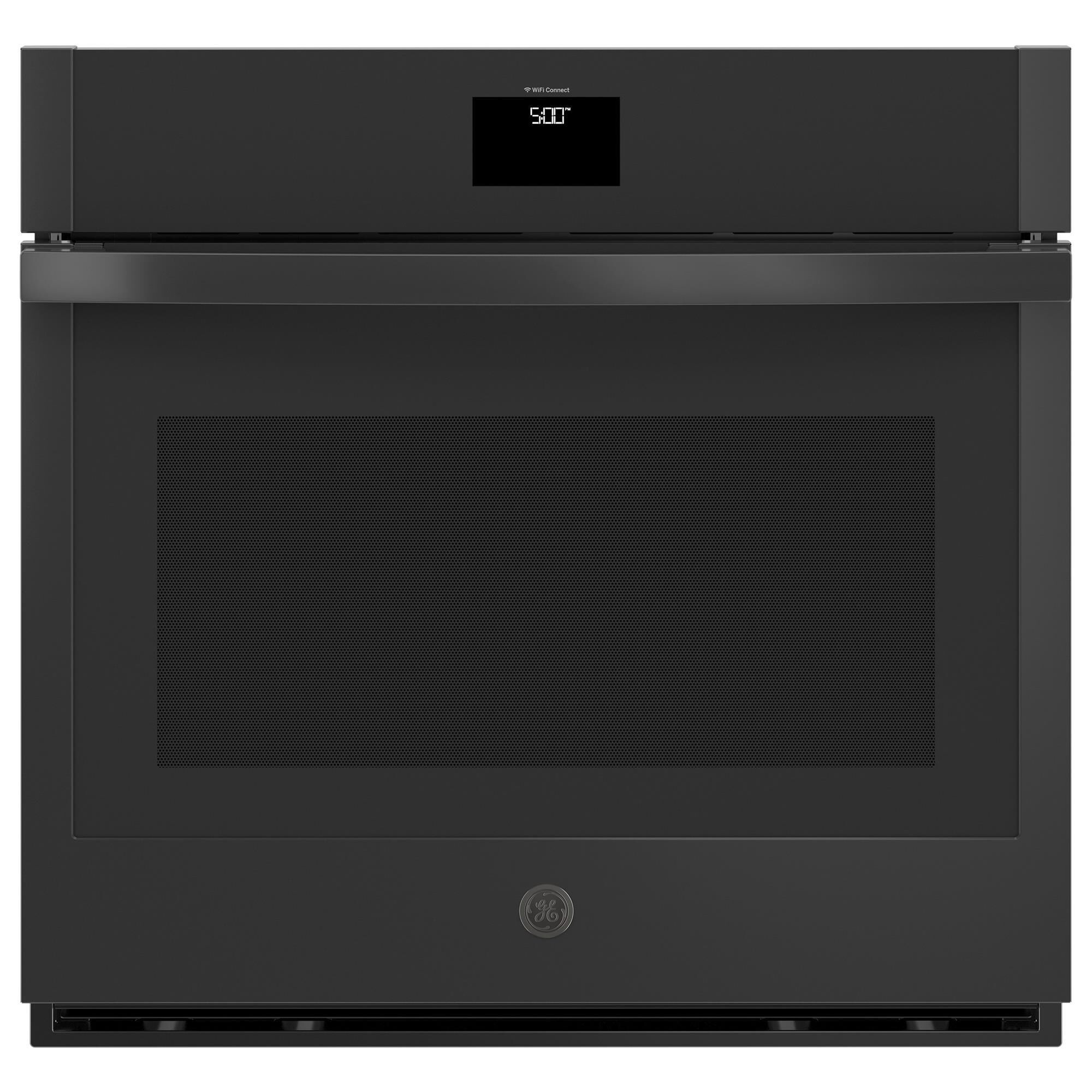 GE Appliances 2-Piece Kitchen Package with 30" Smart Built-In Single Wall Oven and 30" Electric Cooktop in Black, , large