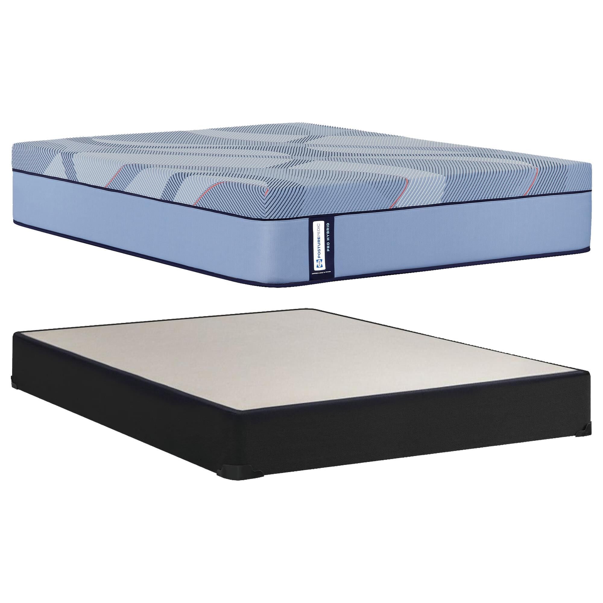 Sealy Wilkins Medium Hybrid Twin Mattress with High Profile Box Spring, , large