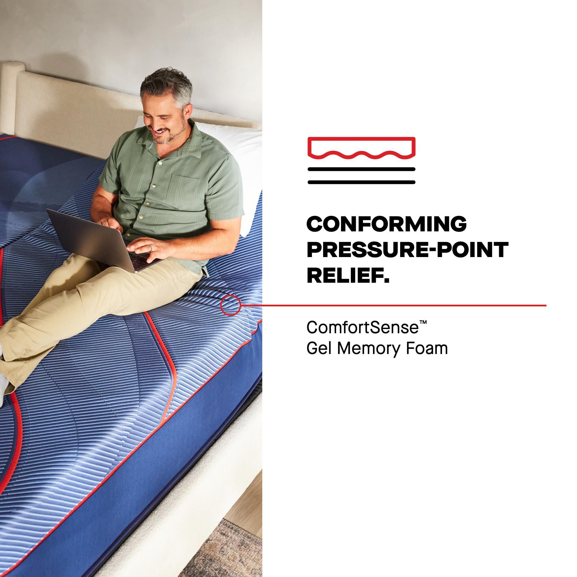 Sealy High Point Firm Hybrid Queen Mattress with Low Profile Box Spring, , large